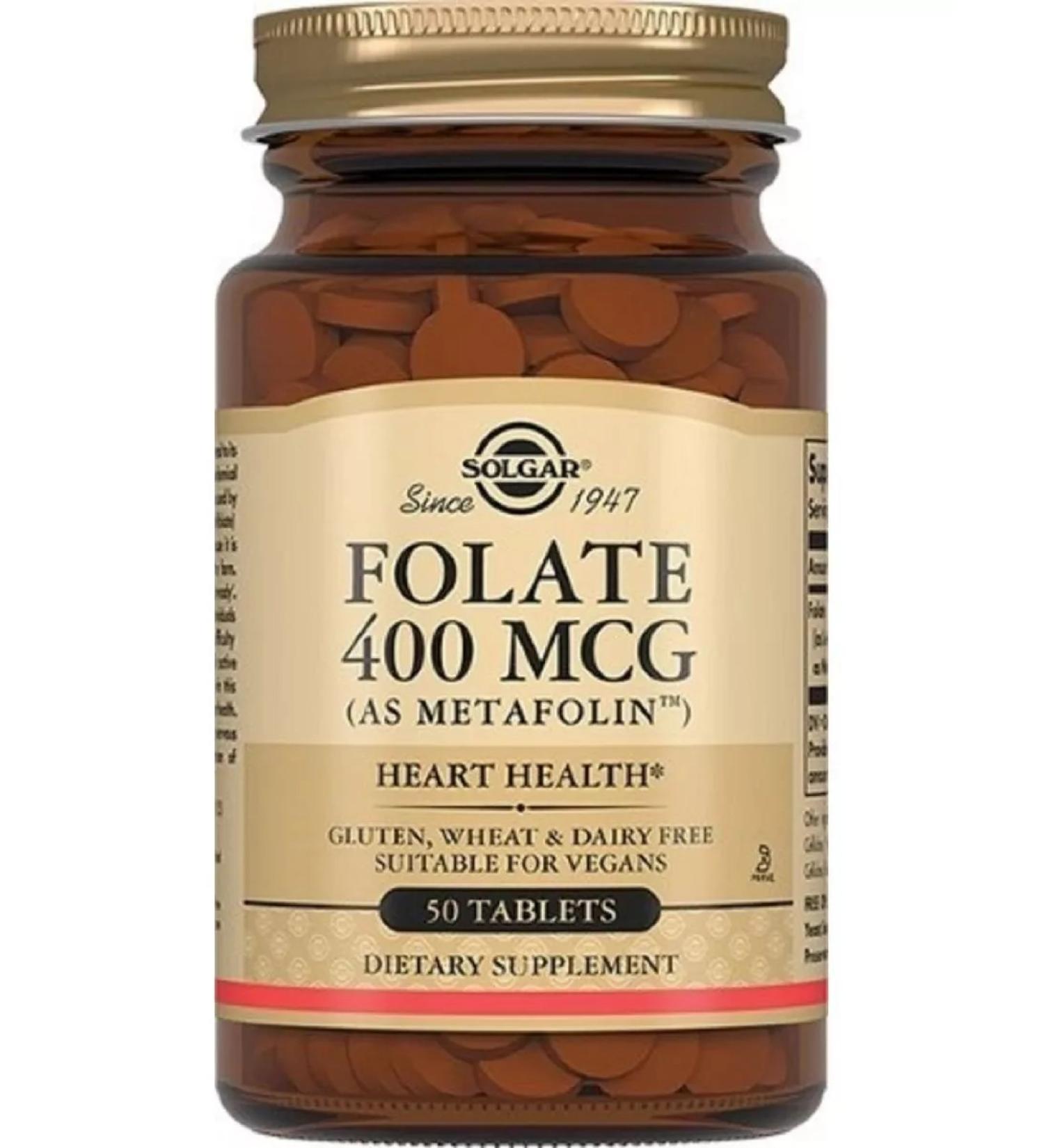 SOLGAR Folat 400 g metapolin 50 pcs tablet weighing 250 mg