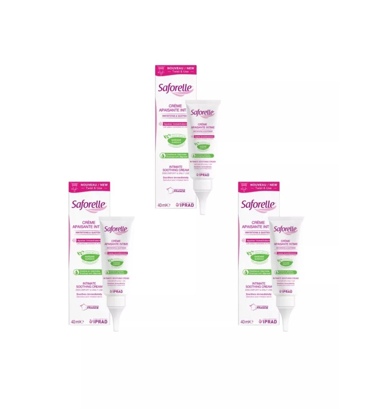 SAFORELLE Umolate cream moisturizer for an intimate zone 40 ml - 3pcs - Buy Online on GoSupps.com