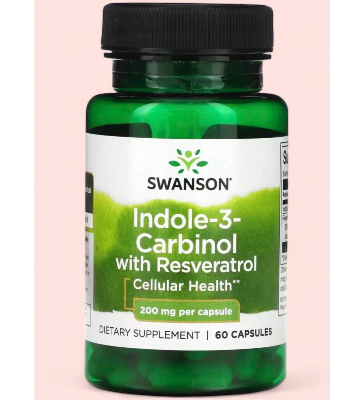Swanson Antioxidant Indol 3 carbinol with resveratrol - Buy Online on GoSupps.com