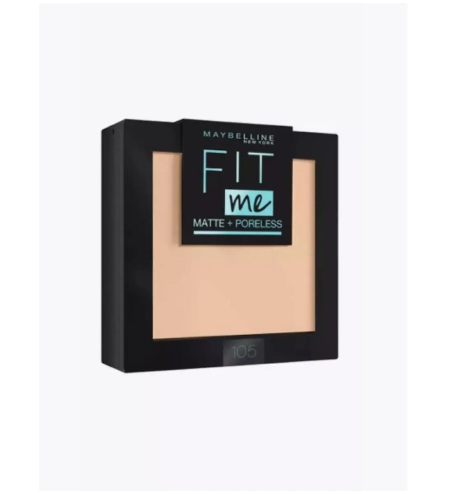 Maybelline Matte fit me tone 105 natural-beige