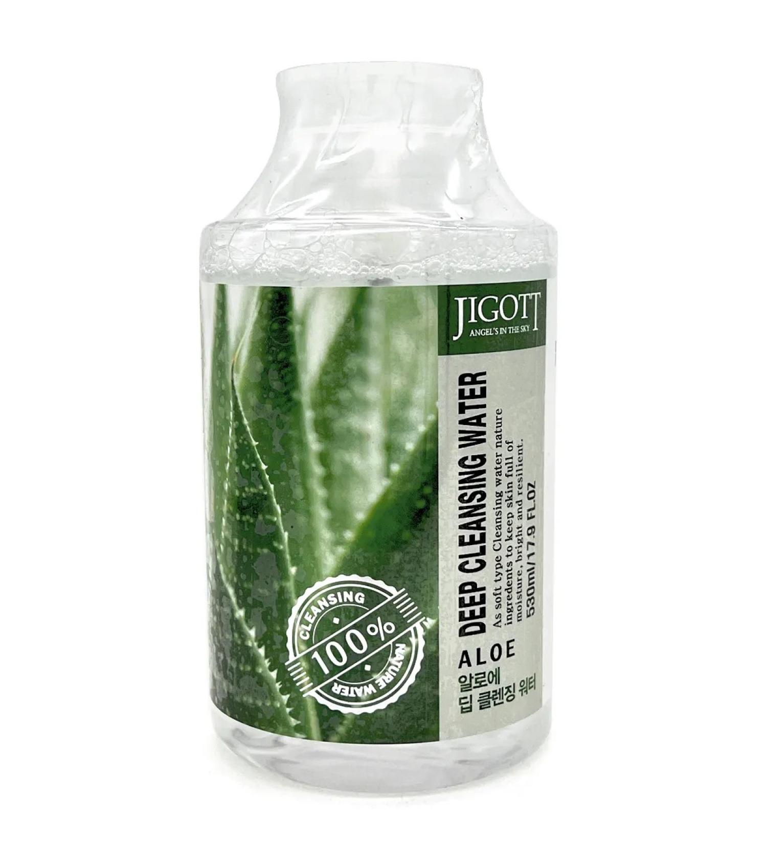 Jigott Deeply purifying water with aloe extract 530 ml - Buy Online on GoSupps.com