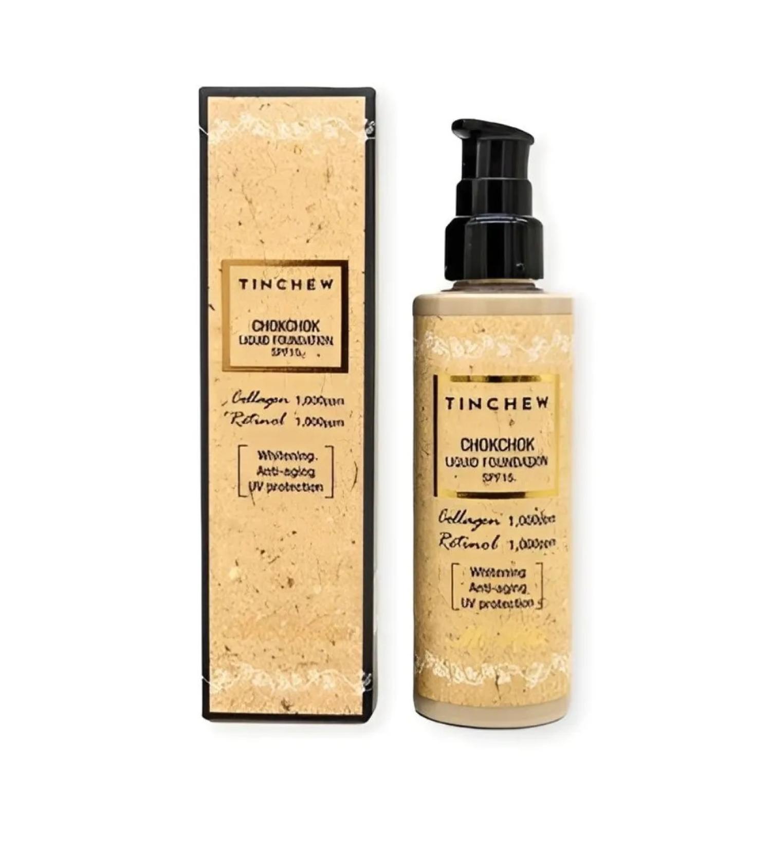 TINCHEW Moisturizing foundation with collagen and retinol 13 - Buy Online on GoSupps.com