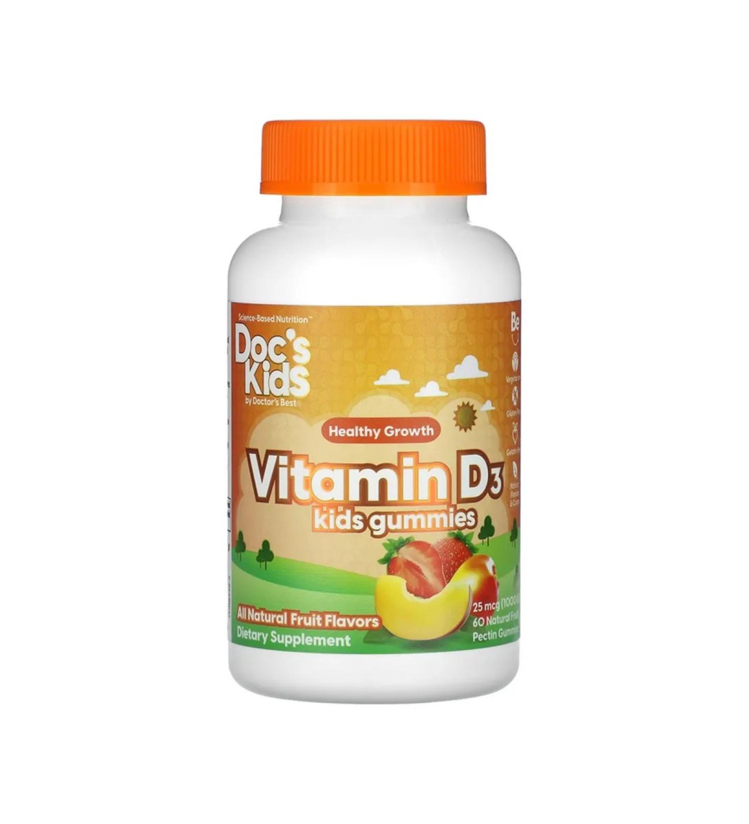 Doctor's Best Vitamin D3 children 60 chewing tablets