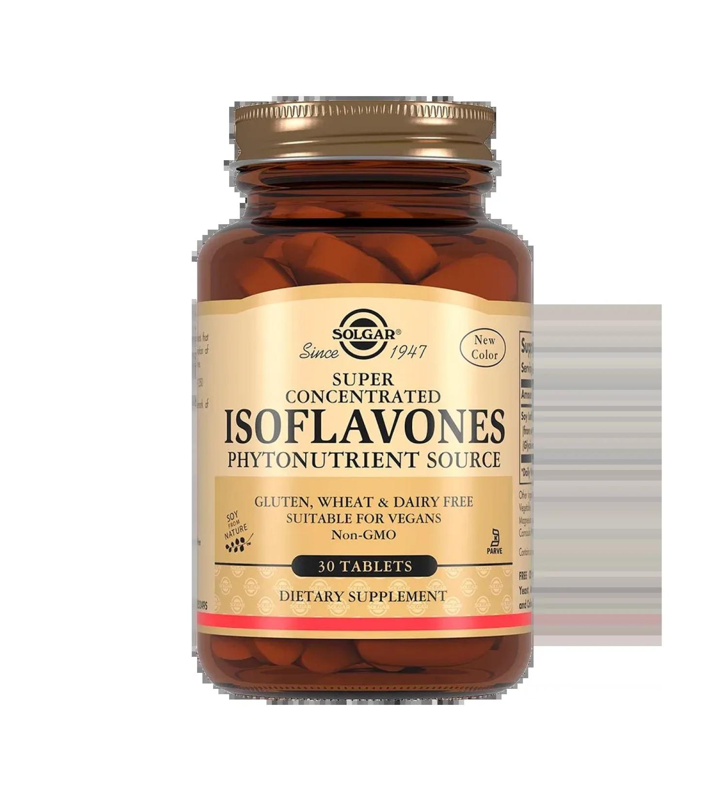 SOLGAR Super Condocentate Isoflavonov 30 pcs - Buy Online on GoSupps.com