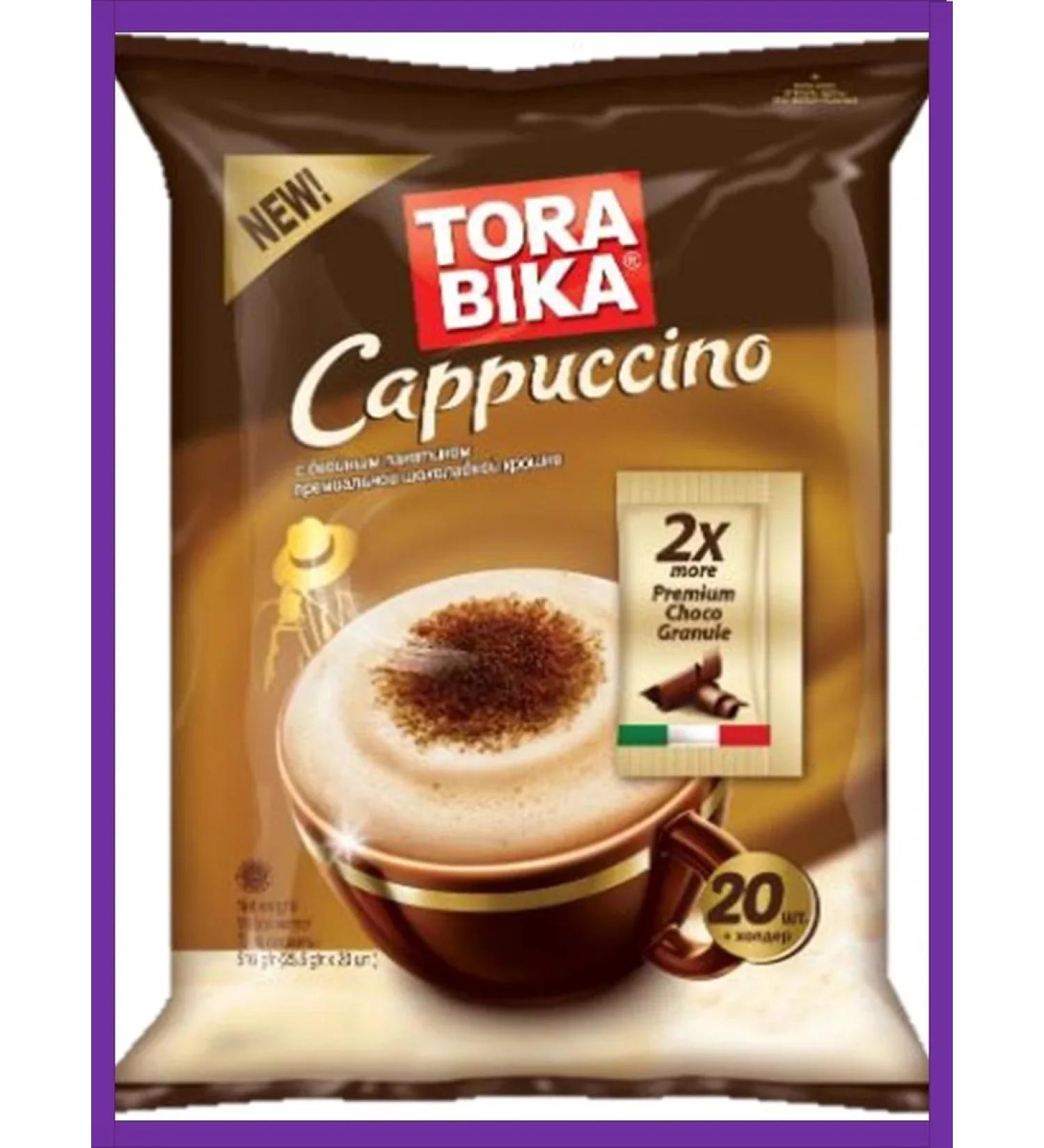 ToraBika Coffee 3 in 1 thorabic cappuccino 1 pc * 20 pack - Buy Online on GoSupps.com