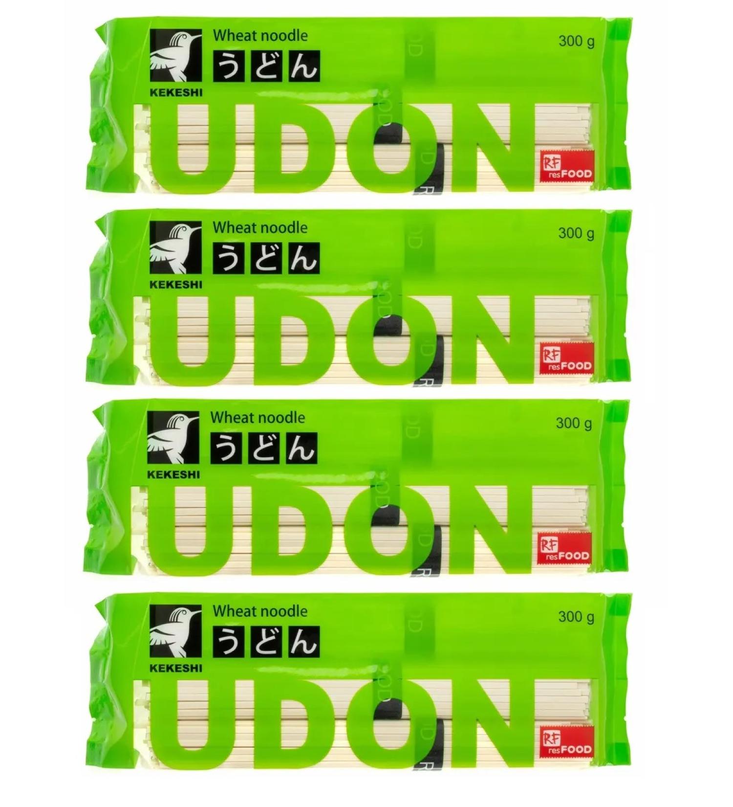 Kekeshi Lapsha wheat udon 300 g x 4pcs - Buy Online on GoSupps.com