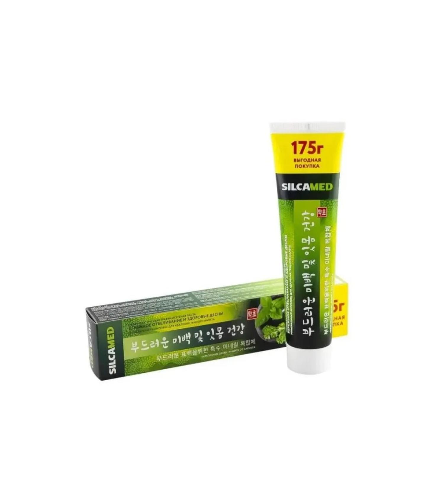 Magic Shop Korean toothpaste Silcamed whitening with mint