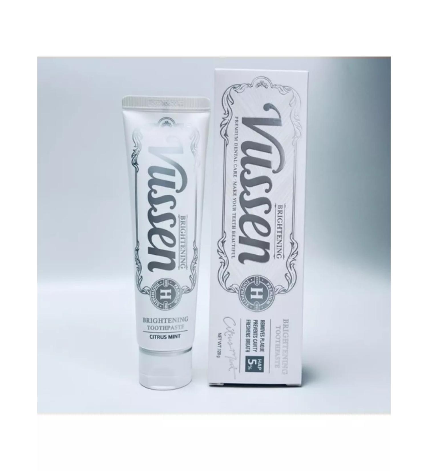 VUSSEN Bleaching toothpaste (120g) Brightening - Buy Online on GoSupps.com