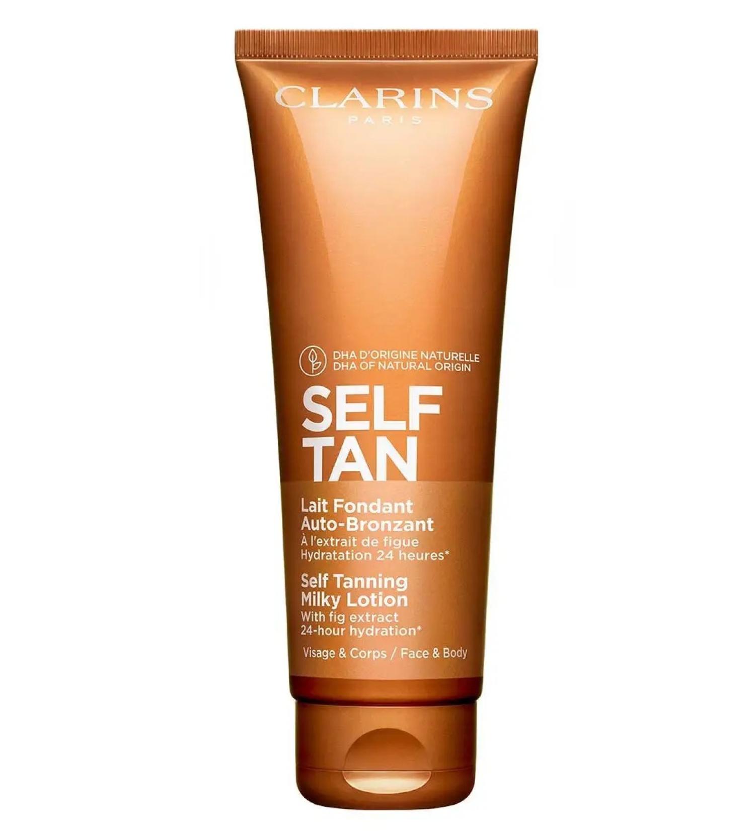 Clarins Milk with the effect of tanning for the face and body 125 ml - Buy Online on GoSupps.com