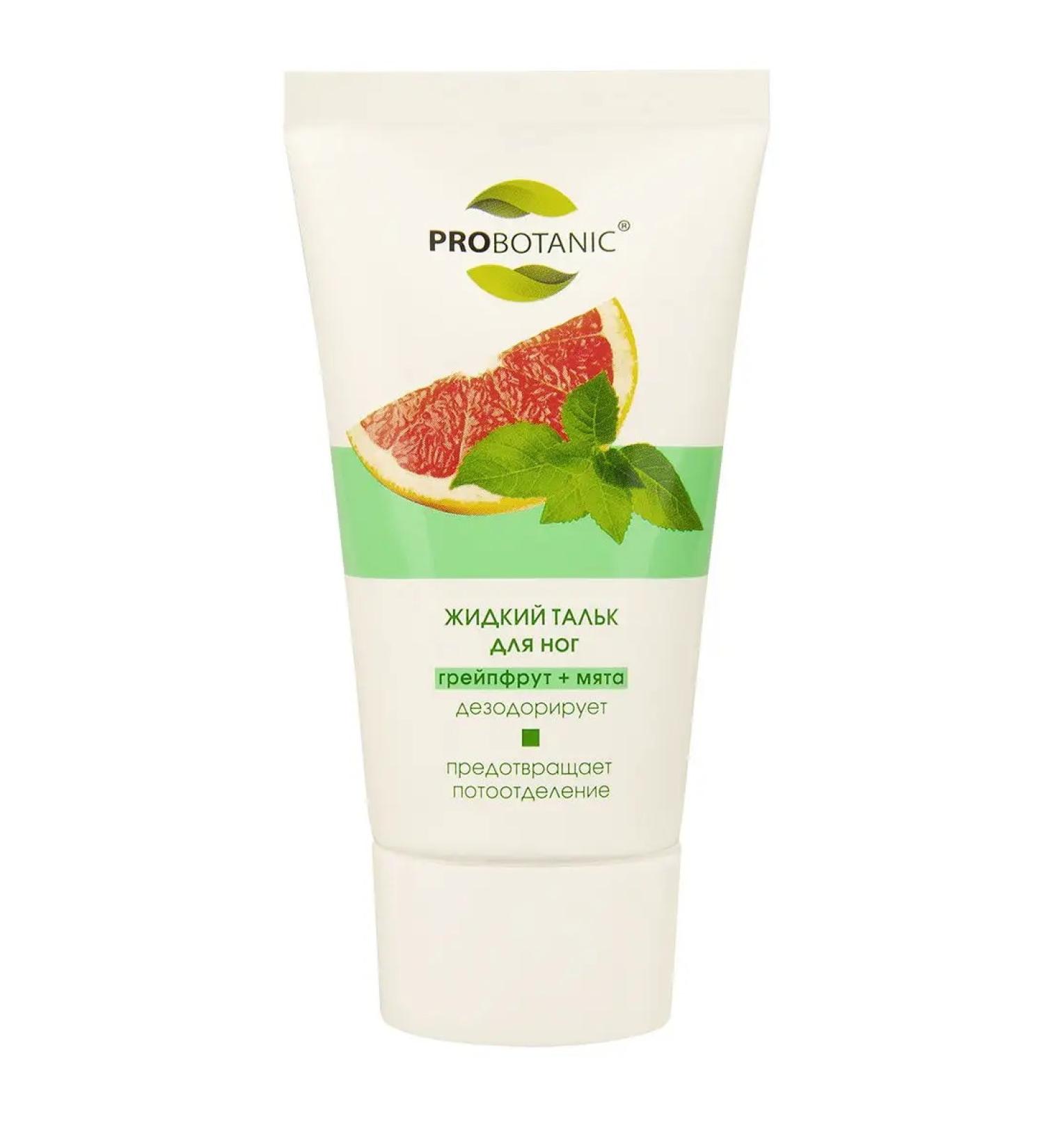 Probotanic Liquid talcs for legs deodorizing grapefruit and mint 58 g