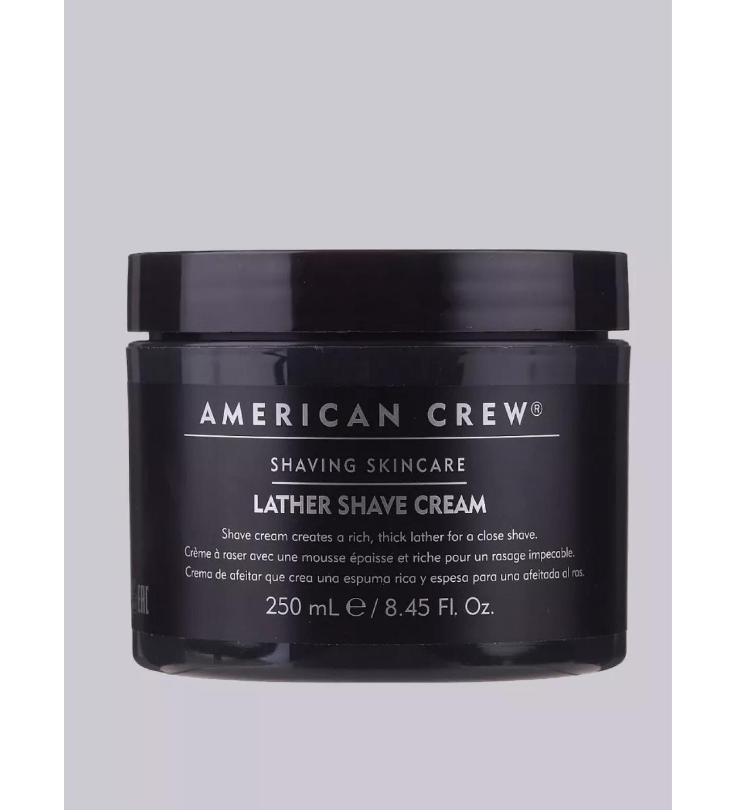 American crew shaving Lather Shave Cream 250 ml - Buy Online on GoSupps.com
