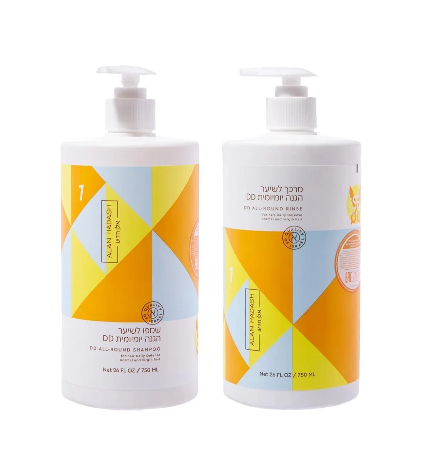 Alan Hadash Set for daily hair protection DD All-Rund Duo 2x750 ml
