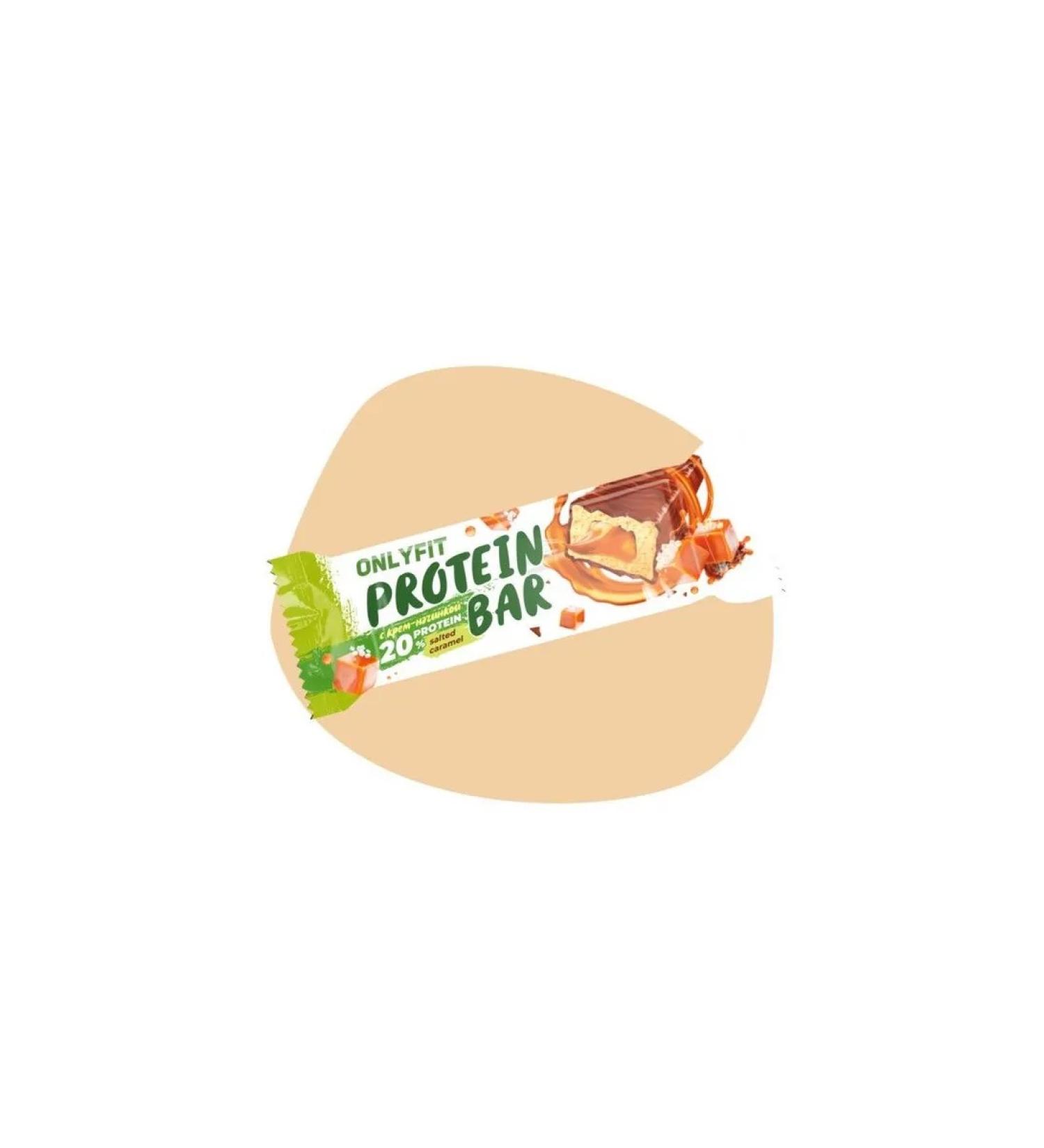 Onlyfit Bank glazed with a cream-arrow Salt caramel 50g