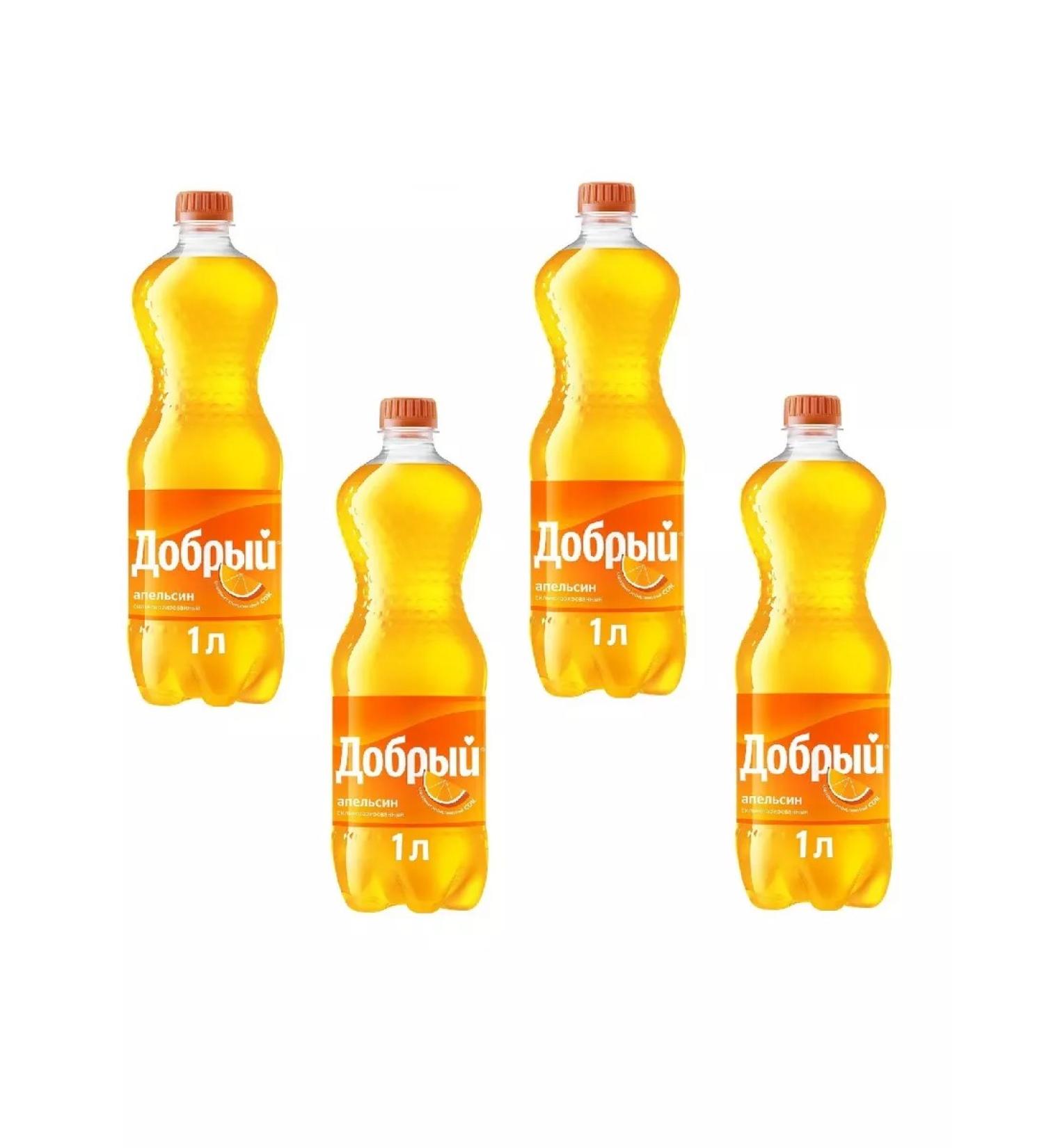 Kind Drink orange carbonated 1l*4 pcs
