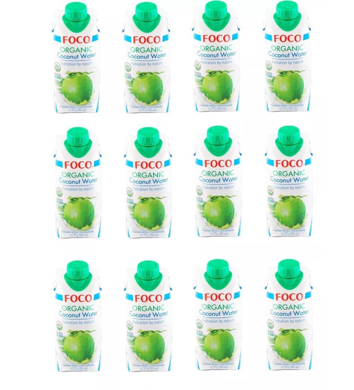 Foco Coconut water organic 330 ml x 12 pcs