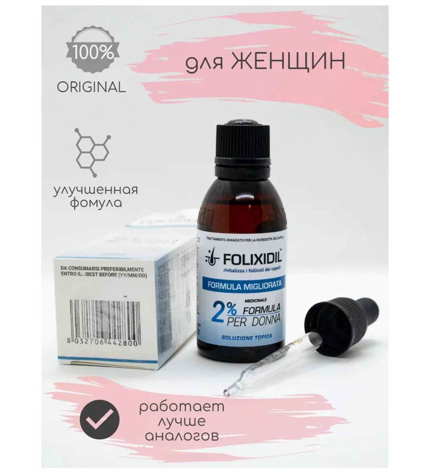 Folixidil Lotion 2% for hair growth from hair loss