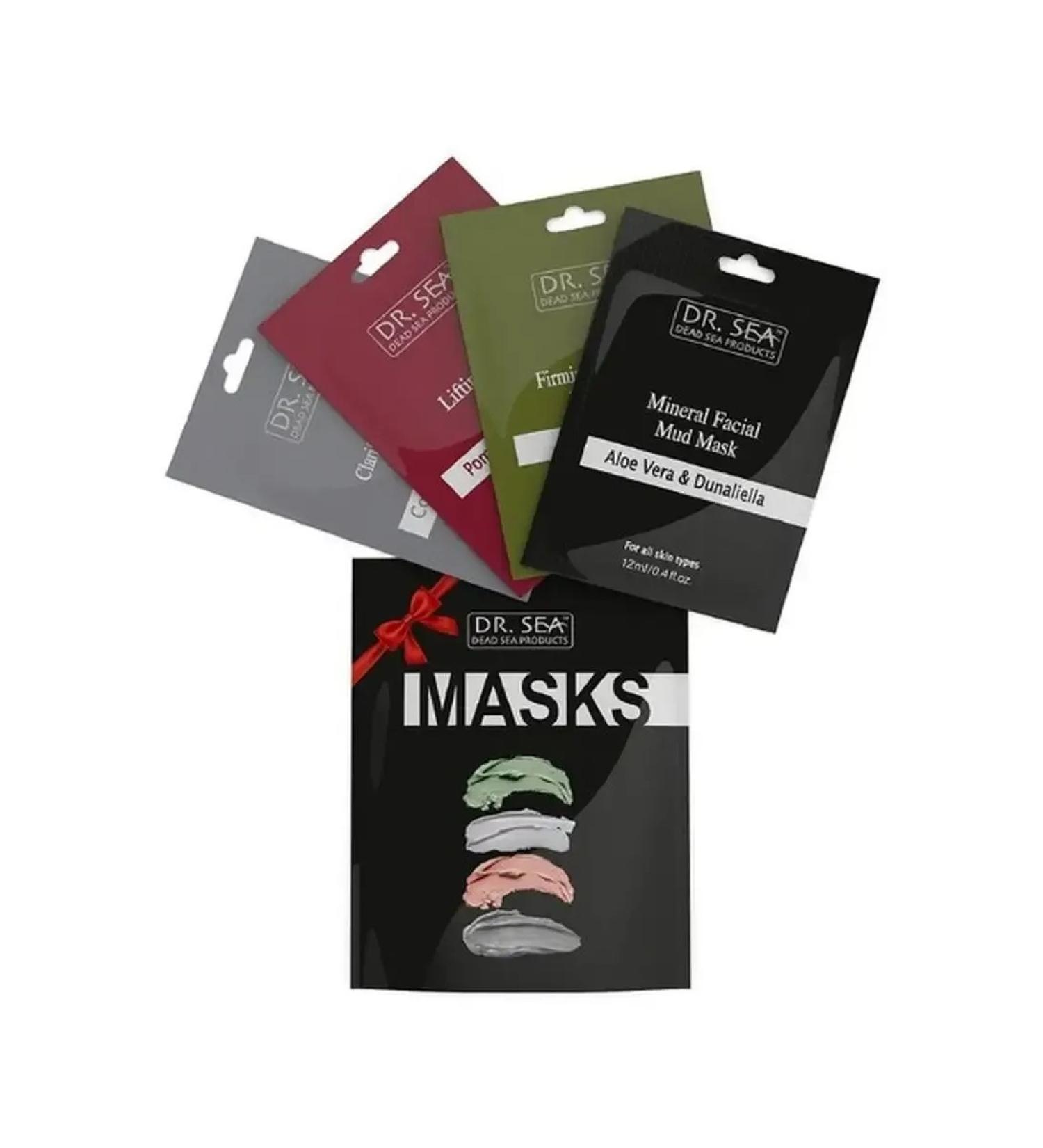 Beauty SE Set cleansing lifting piling moisturizing for the face 4 pcs