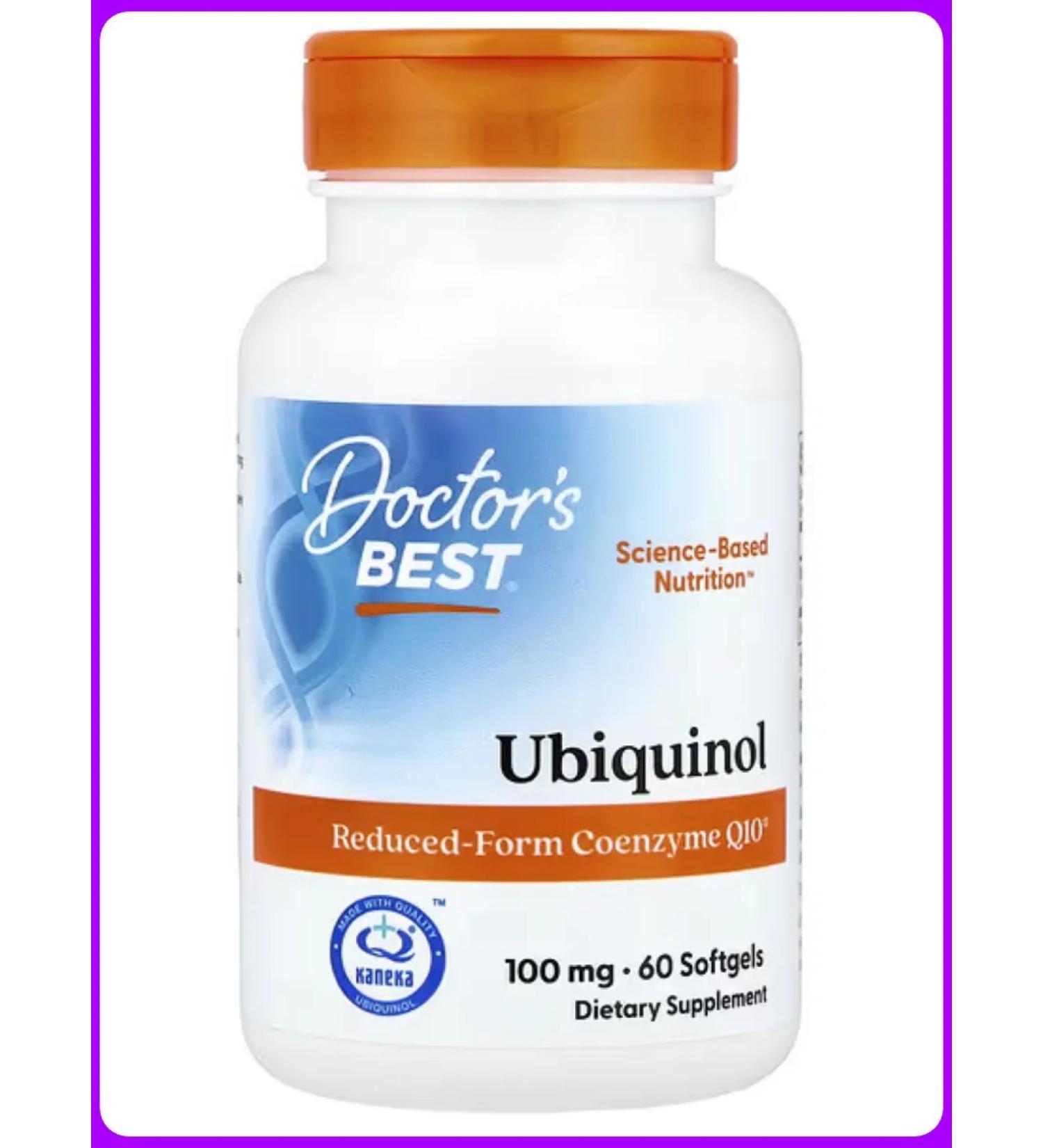Doctor's Best Kilikhinol (Coenzym Q10) with KANEKA 100 mg 60 capsules - Buy Online on GoSupps.com