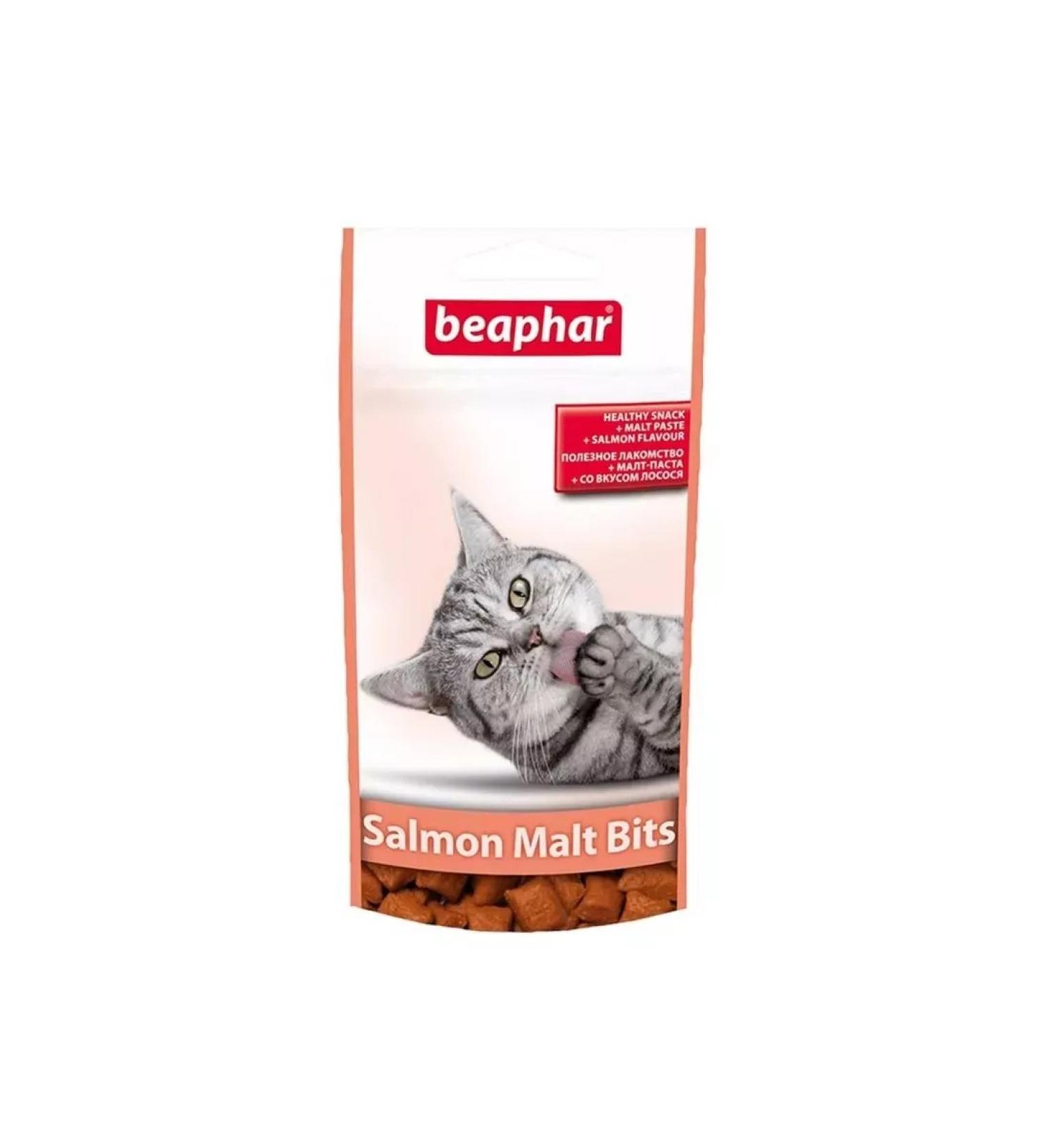 beaphar Salmon Malt Bits Salmon Cat Aviation