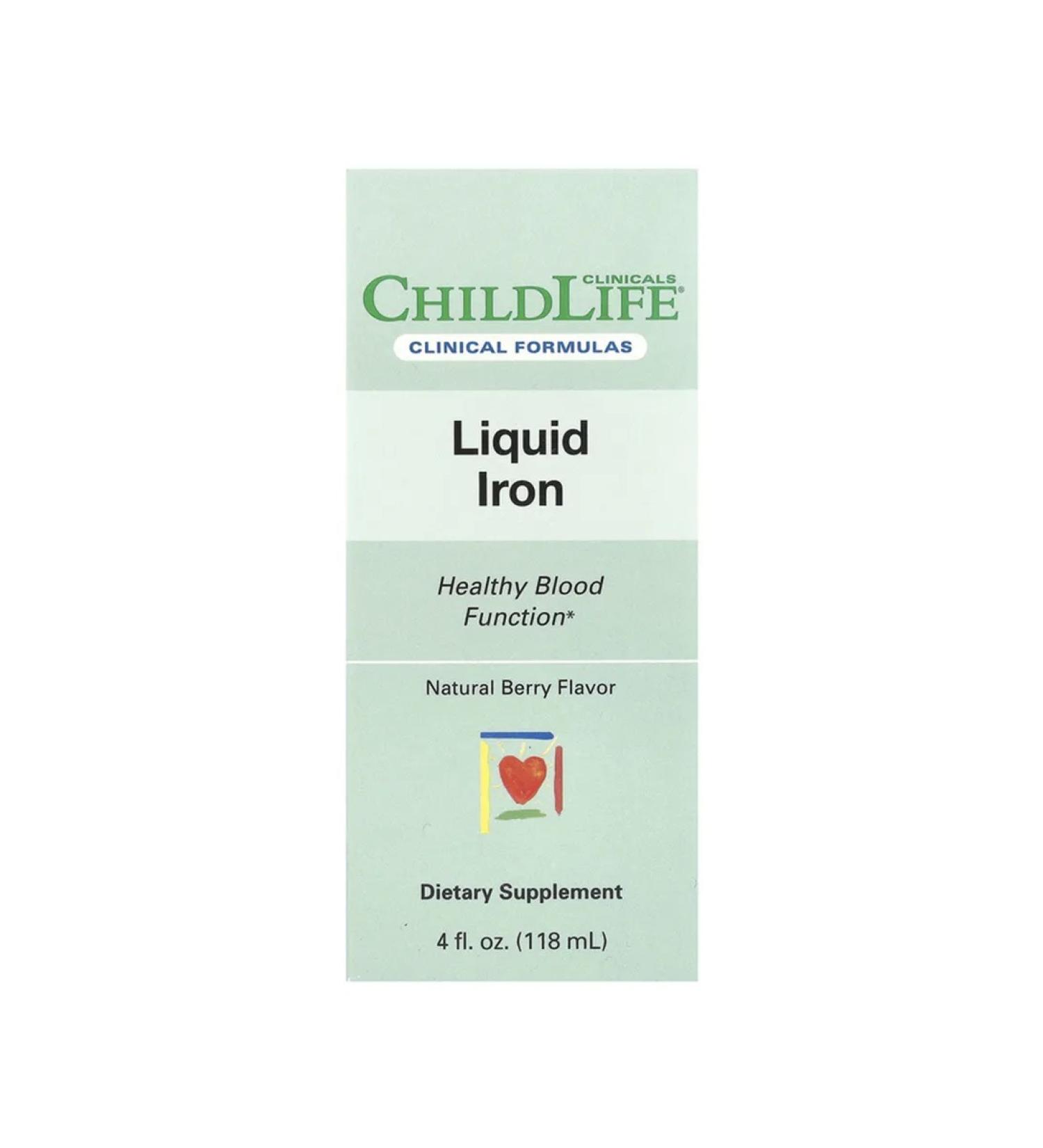 Childlife Clinicals IRON (iron) taste of berries 118 ml - Buy Online on GoSupps.com