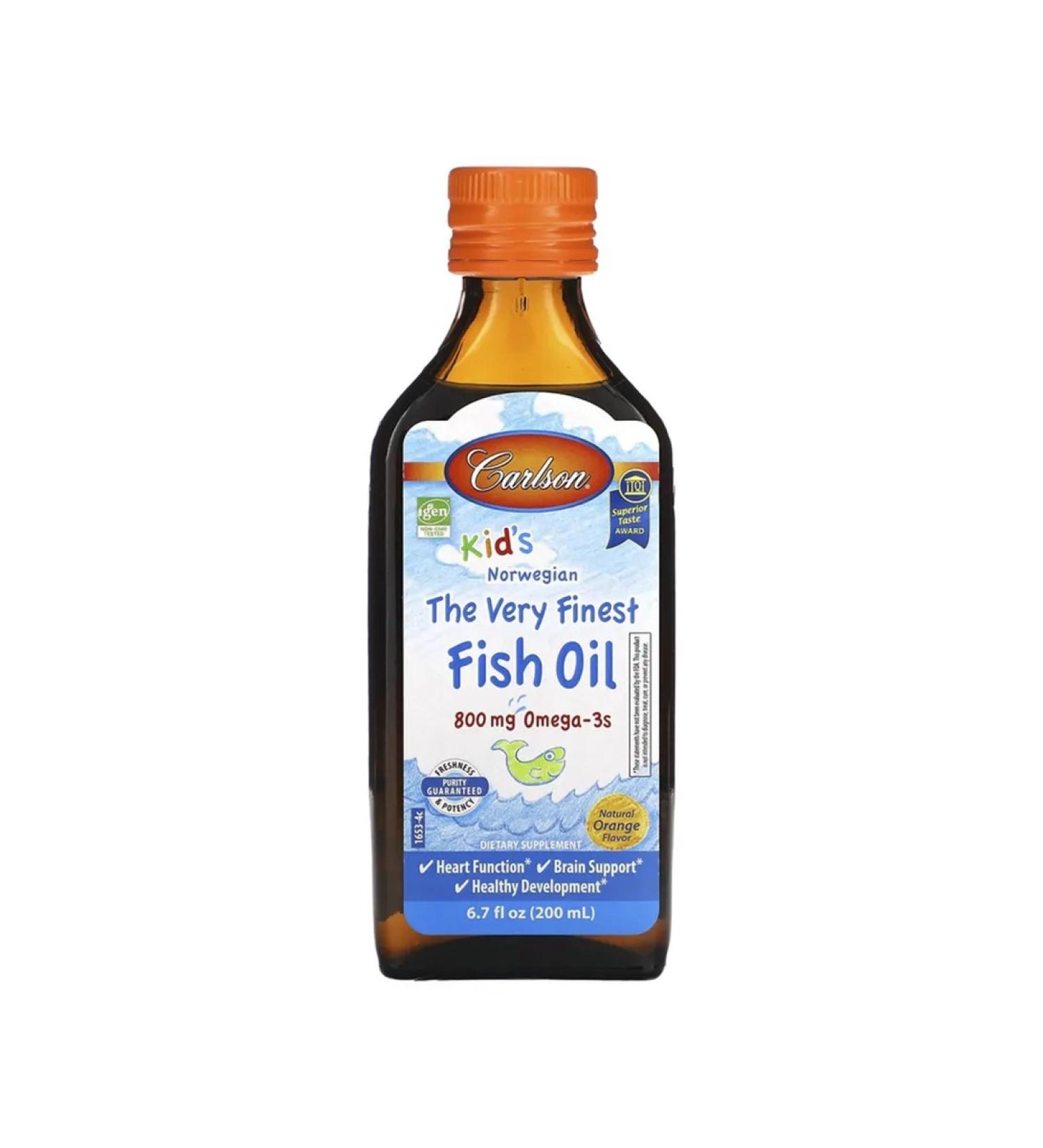 Carlson Fisheries for children 800 mg 200 ml