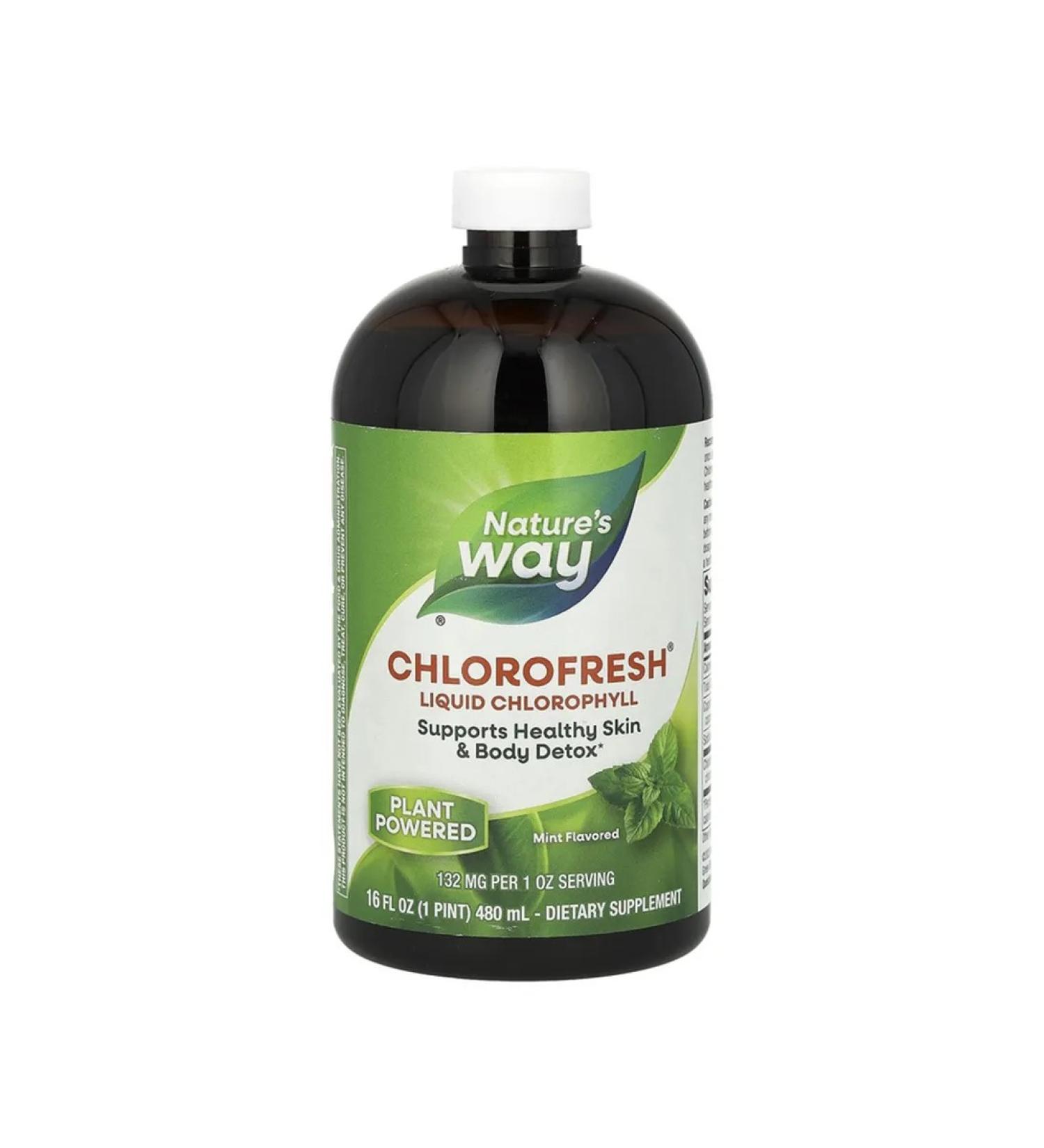 Nature's Way Chlorofresh chlorophyll 132 mg 473.2 ml