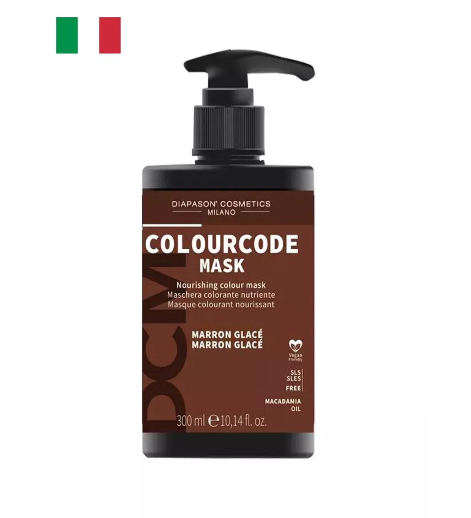 Diapason Cosmetics Colorcode Marron Glace Toning hair mask 300ml - Buy Online on GoSupps.com
