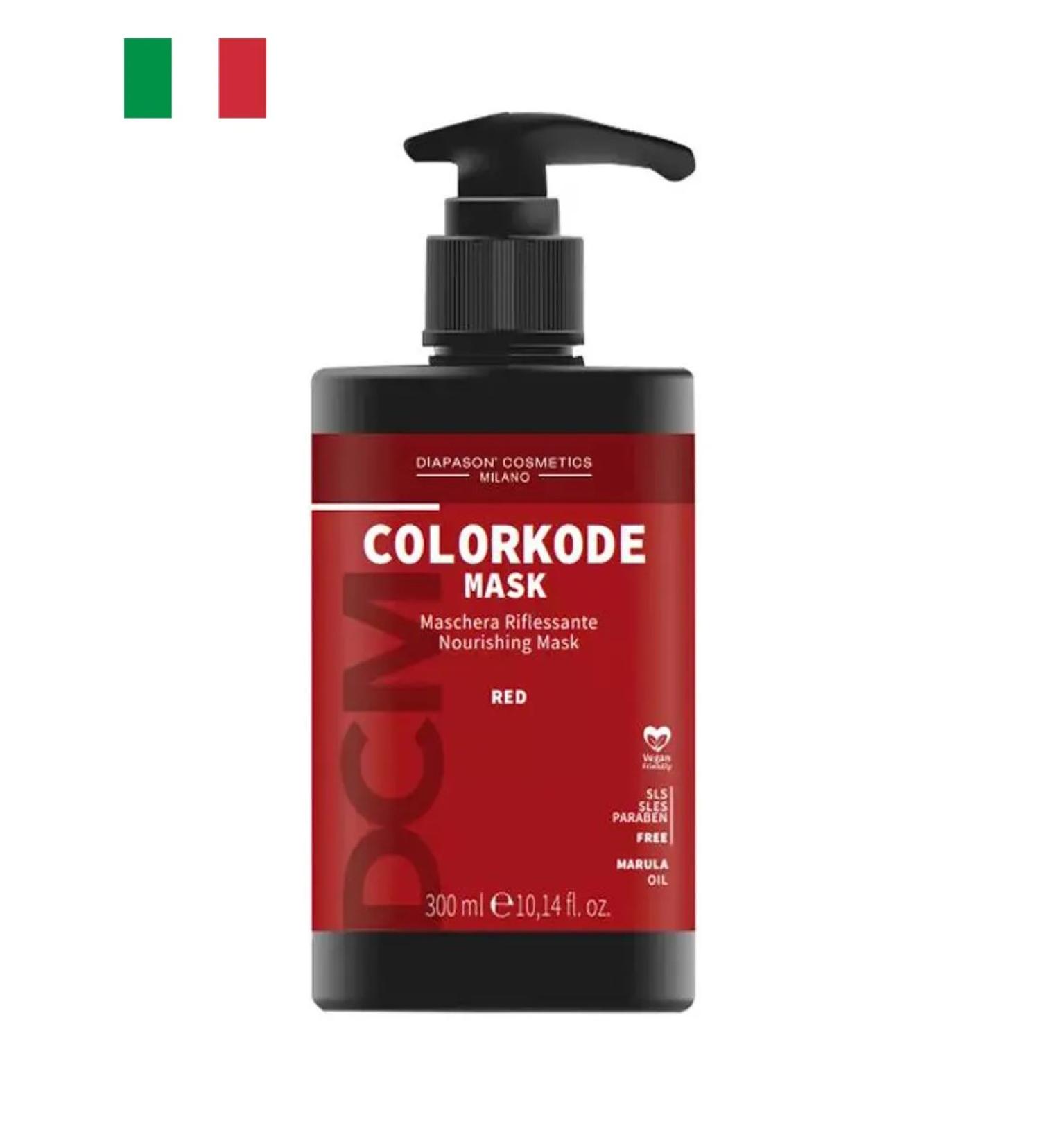 Diapason Cosmetics Colourcode Red Tinting hair mask 300ml - Buy Online on GoSupps.com