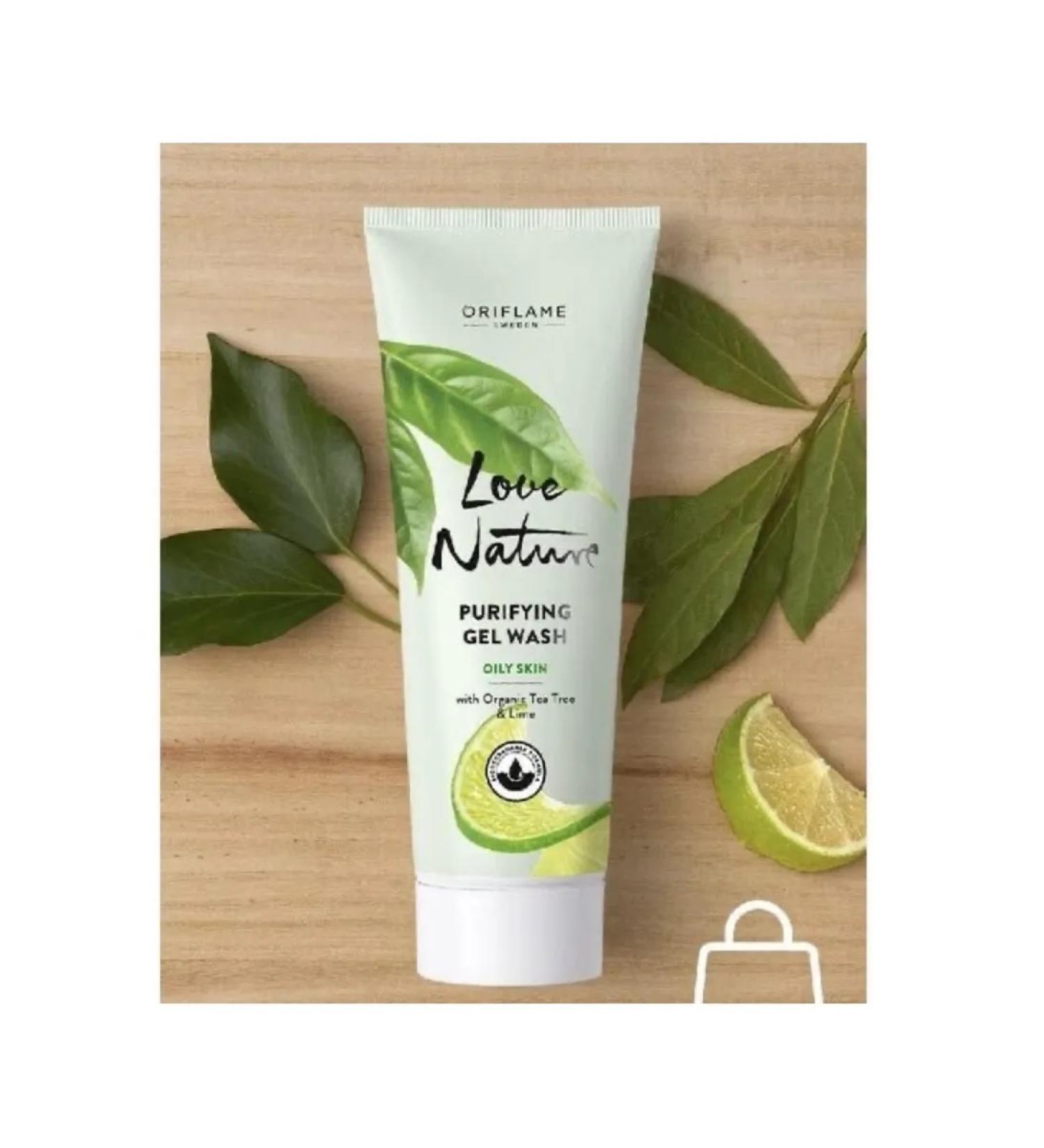 Oriflame Cleaning gel to wash with organic tea tree
