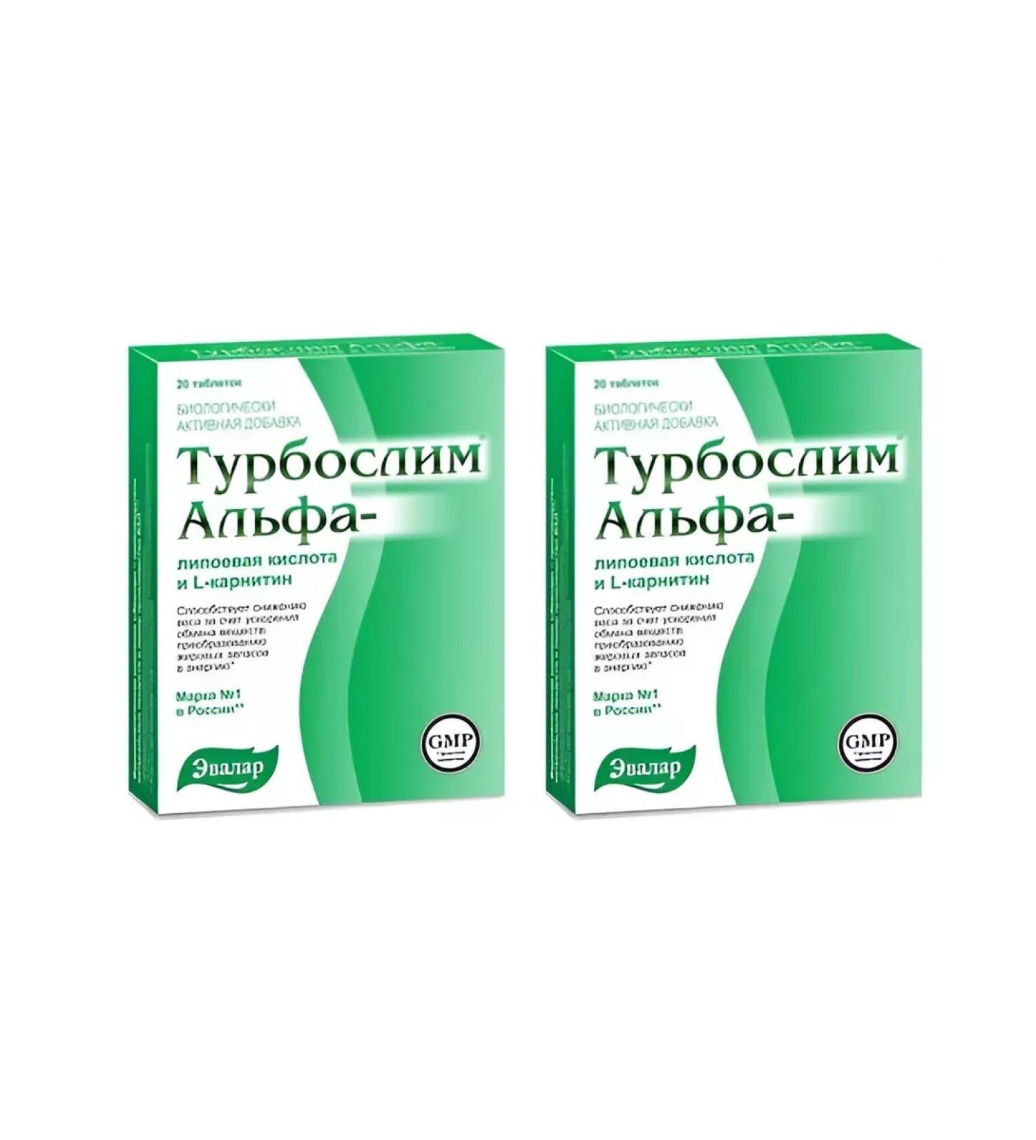 Evalar JSC Turboslim alfa-lipoeva K-Ta and L-Carnitin No. 20-2UP