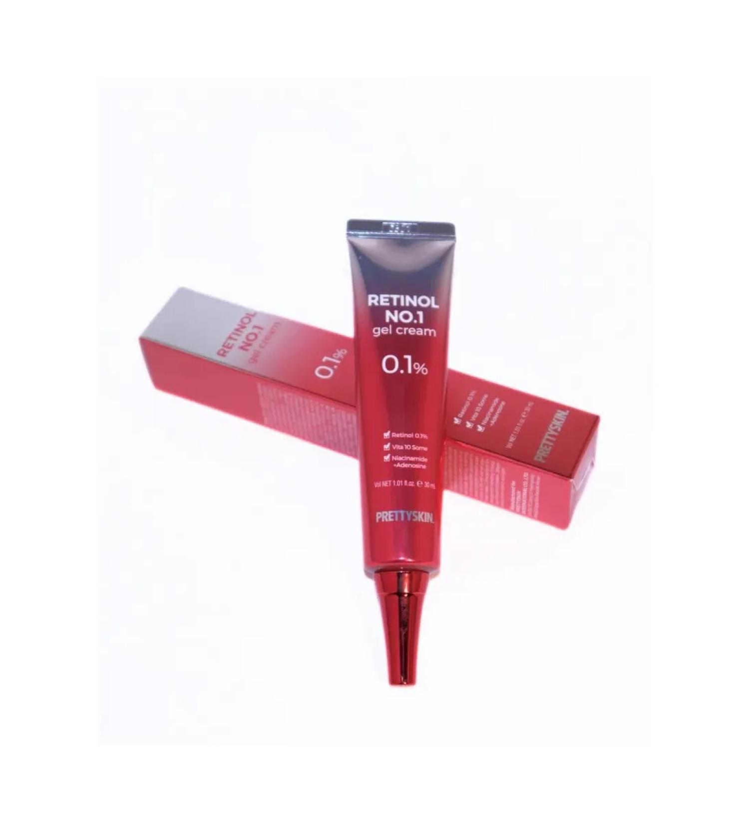 PrettySkin Retinol no.1 gel cream rejuvenating gel cream gel