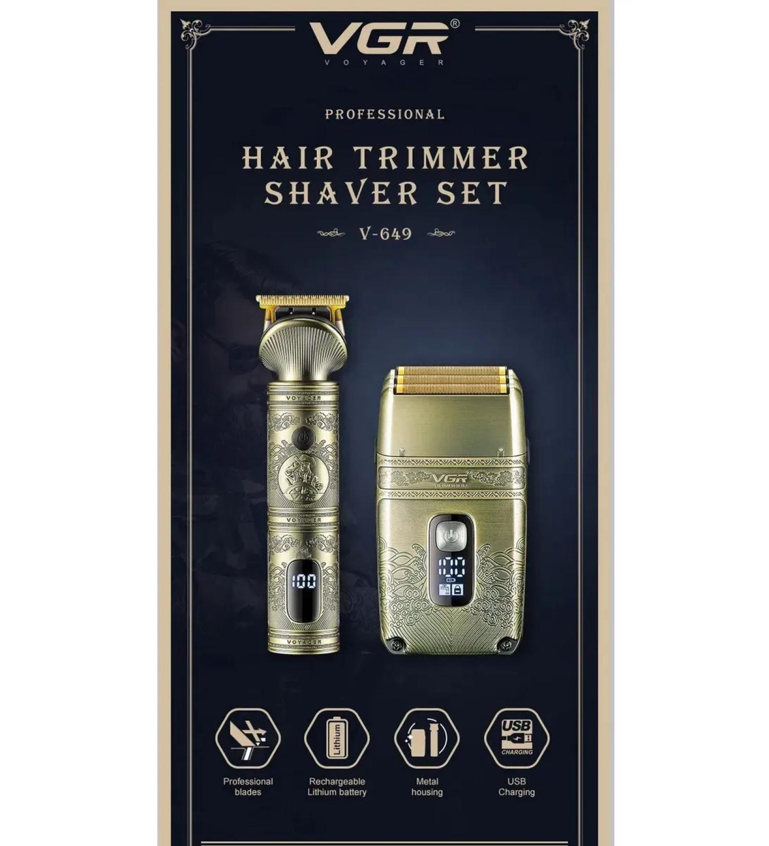 Philips Set of Professional Hair Trimmer Shaver Set for haircuts V-649 - Buy Online on GoSupps.com