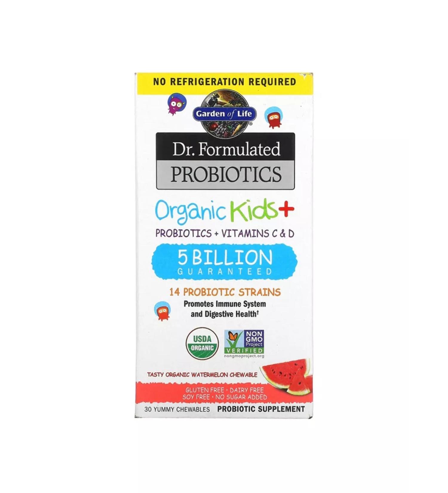 Garden of Life Probiotics children's 30 chewing tablets - Buy Online on GoSupps.com