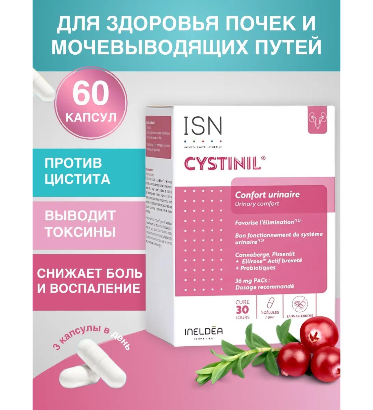 INELDEA Sant Naturelle Cystinil cystinil urinary capsil - Buy Online on GoSupps.com