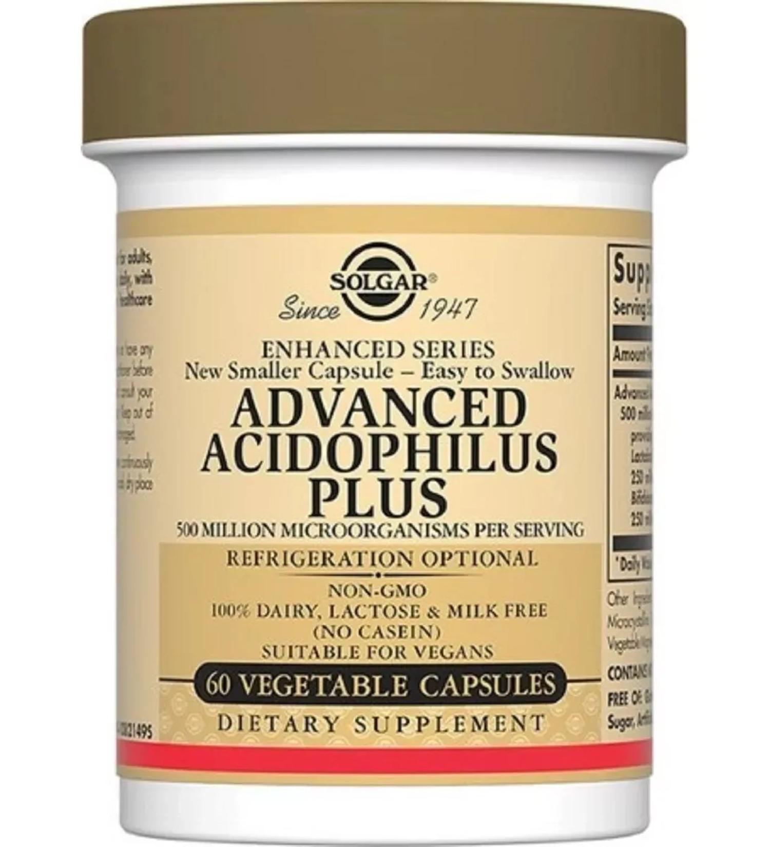 Solgar Acidophilus plus No. 60 -1UP - Buy Online on GoSupps.com