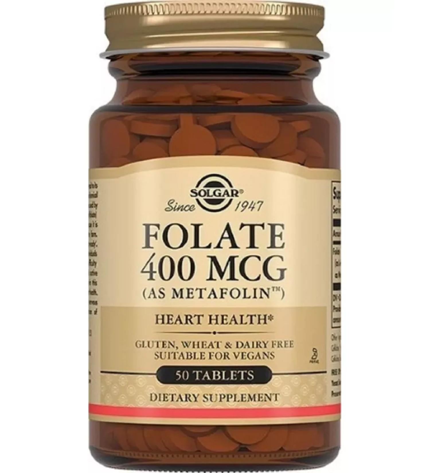 Solgar Folat 400Mkg Metafolin No. 50 -1UP