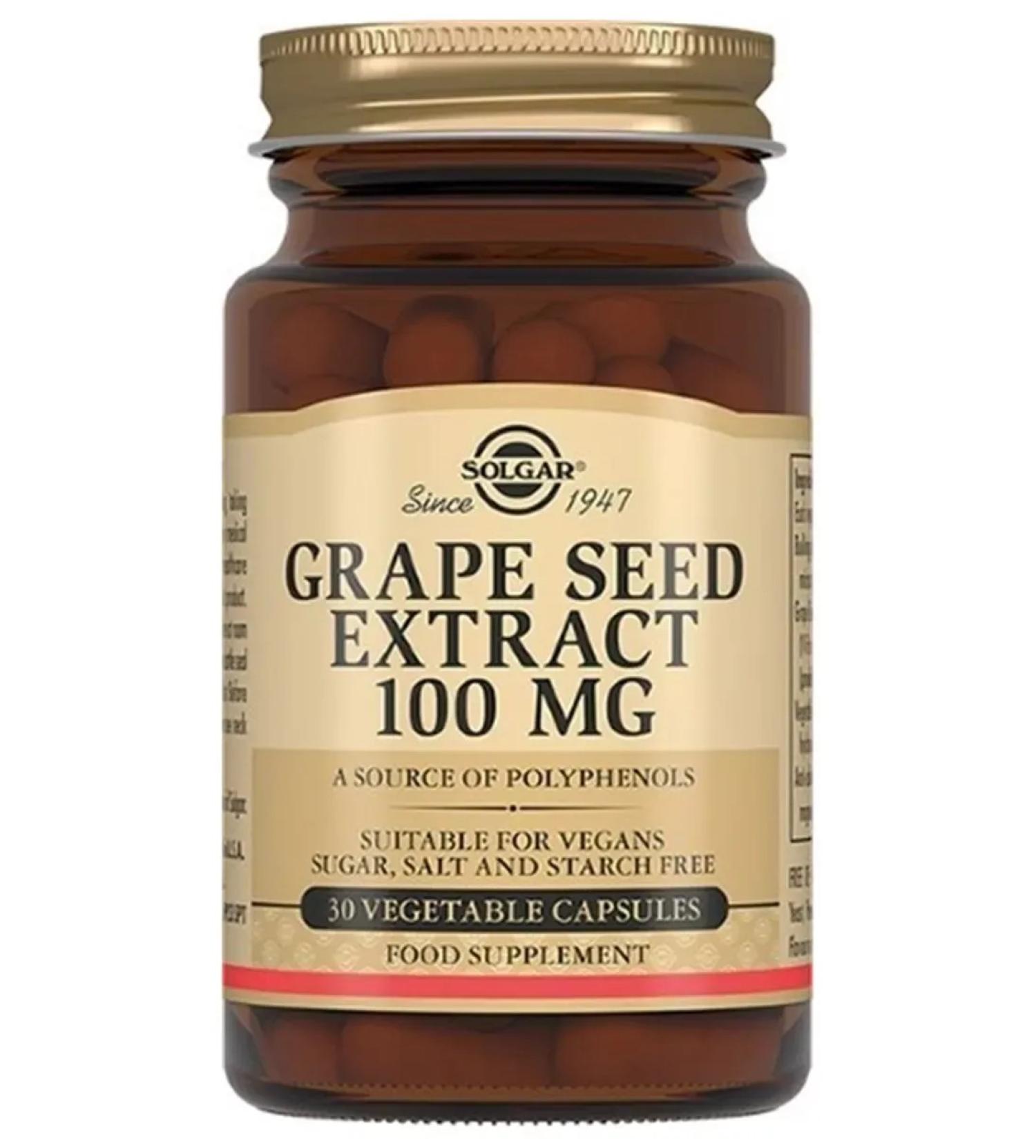 Solgar Extract of grape seeds No. 30 -1UP