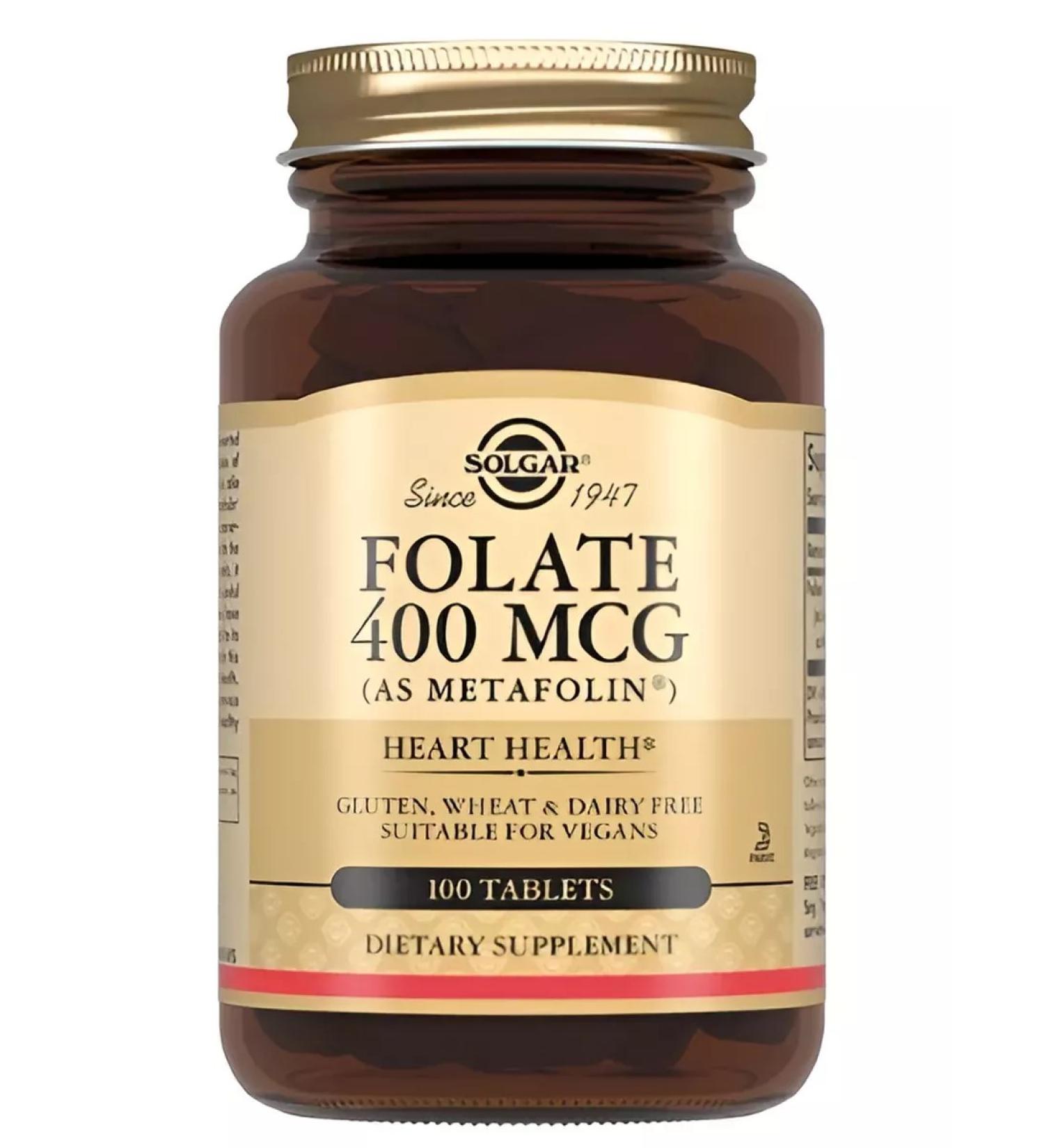Solgar Folat 400Mkg Metafolin # 100