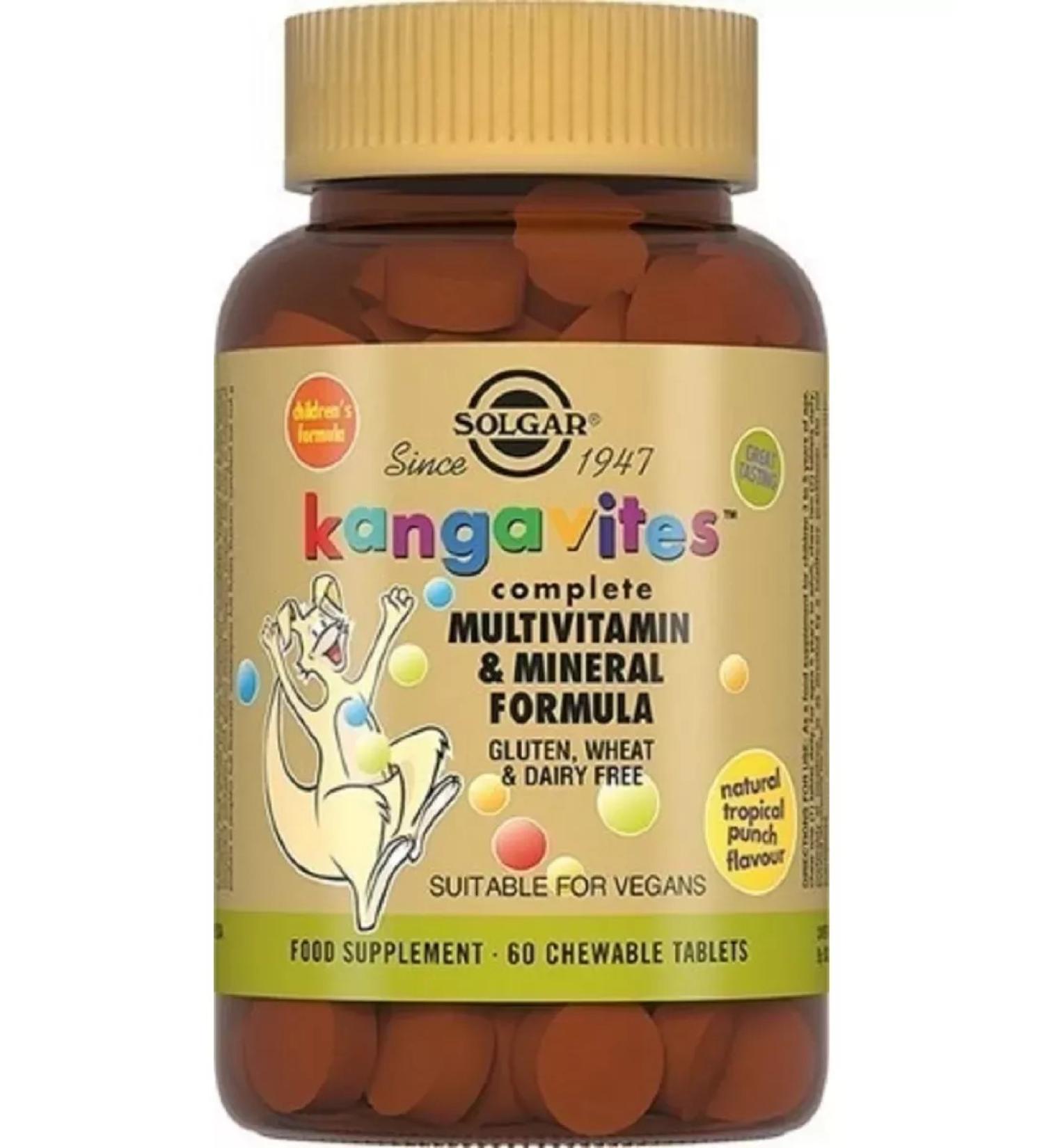 Solgar Kangavitest with mulovitamins and minerals No. 60-1UP