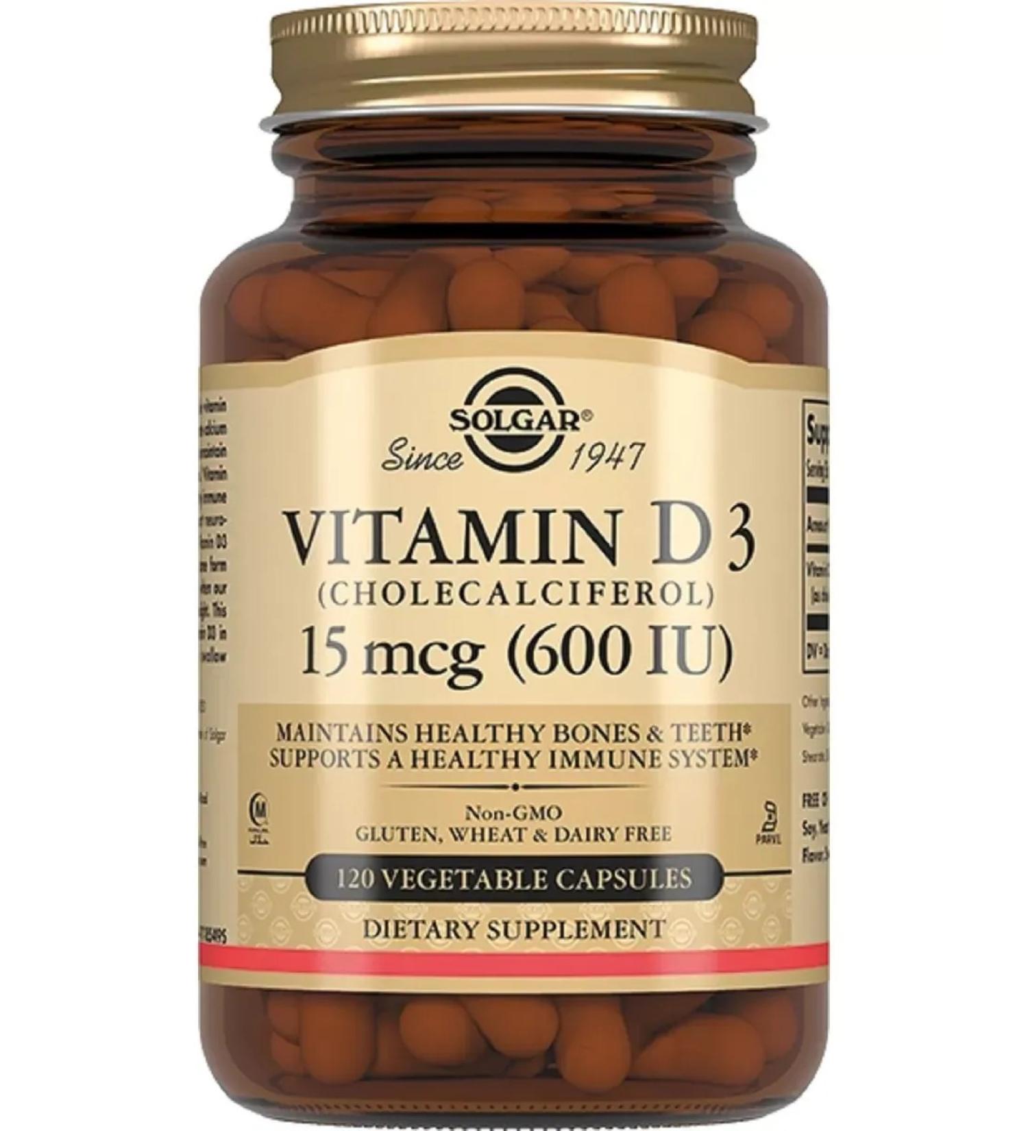 Solgar vitamin D3 600MO N120 -1UP