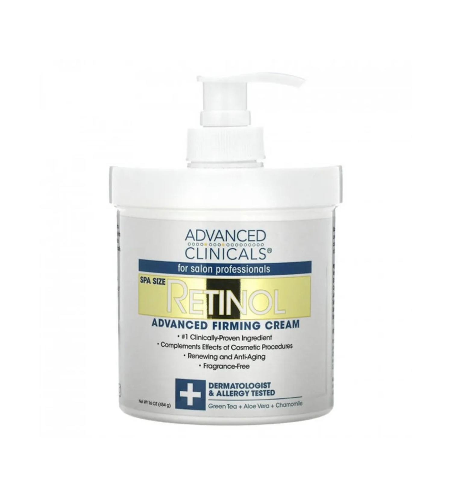 Advanced Clinicals Retinol cream 454 g