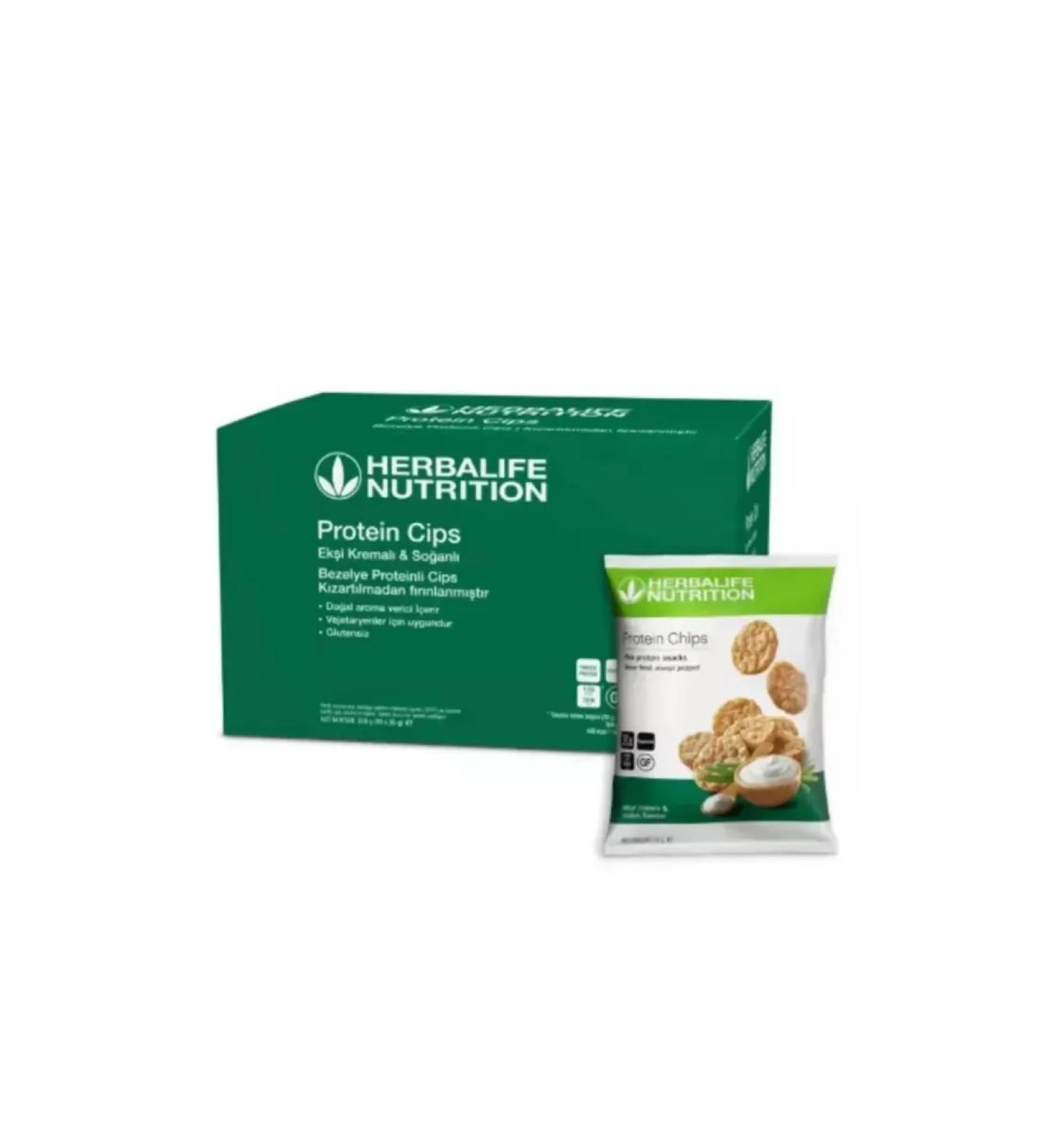 Herbalife Protein chips with sour cream and onions 10 - Buy Online on GoSupps.com