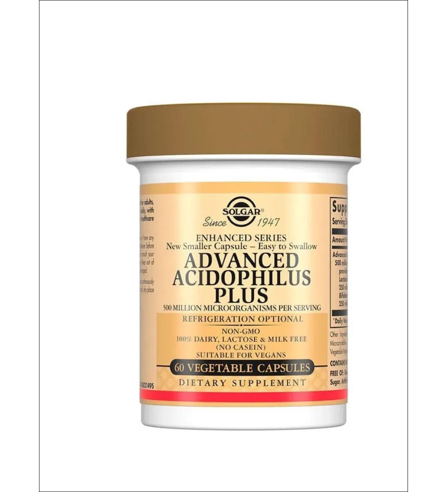 Solgar Acidophilus plus multiprobiotic caps # 60