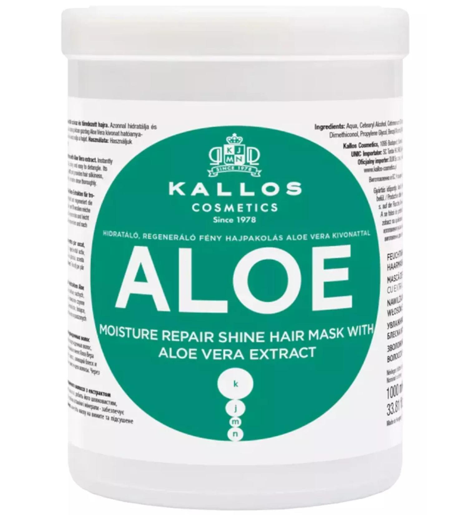 Kallos Cosmetics Hair mask Callos Aloe 1000ml - Buy Online on GoSupps.com