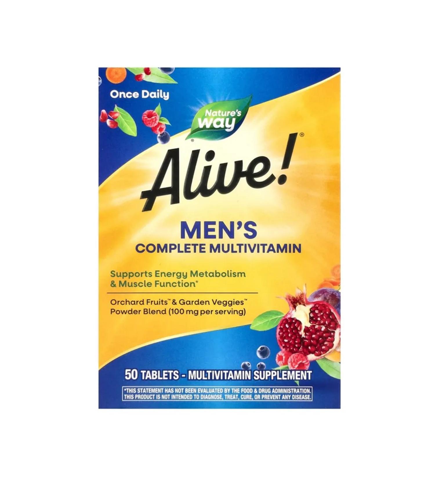 Nature's Way Multivitamins for men 50 tablets - Buy Online on GoSupps.com