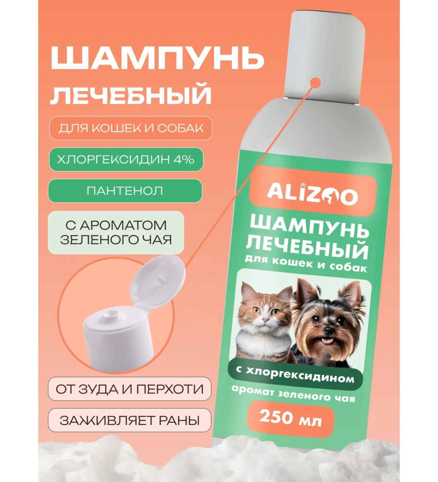 DoctorZOO Heraldic shampoo with chlorhexidine for cats and dogs 250 ml - Buy Online on GoSupps.com