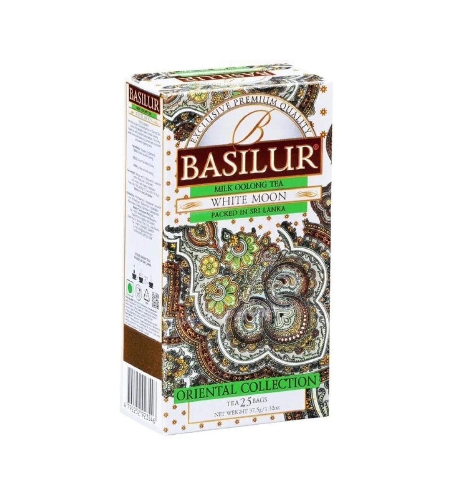 Green Basilur Tea White Moon 25 packages