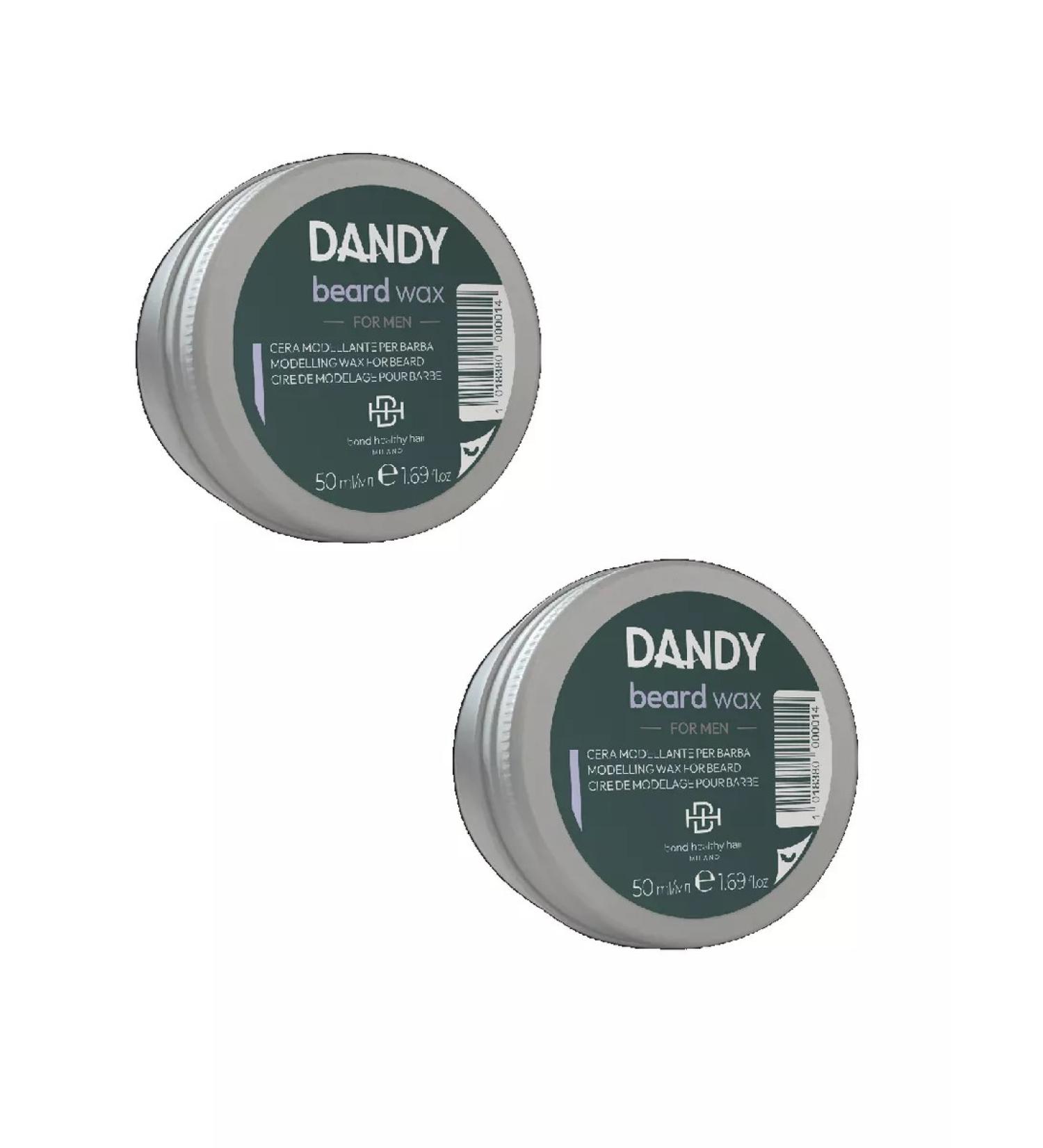 Dandy Wax for a beard and mustache Beard Wax 50 ml 2 pcs
