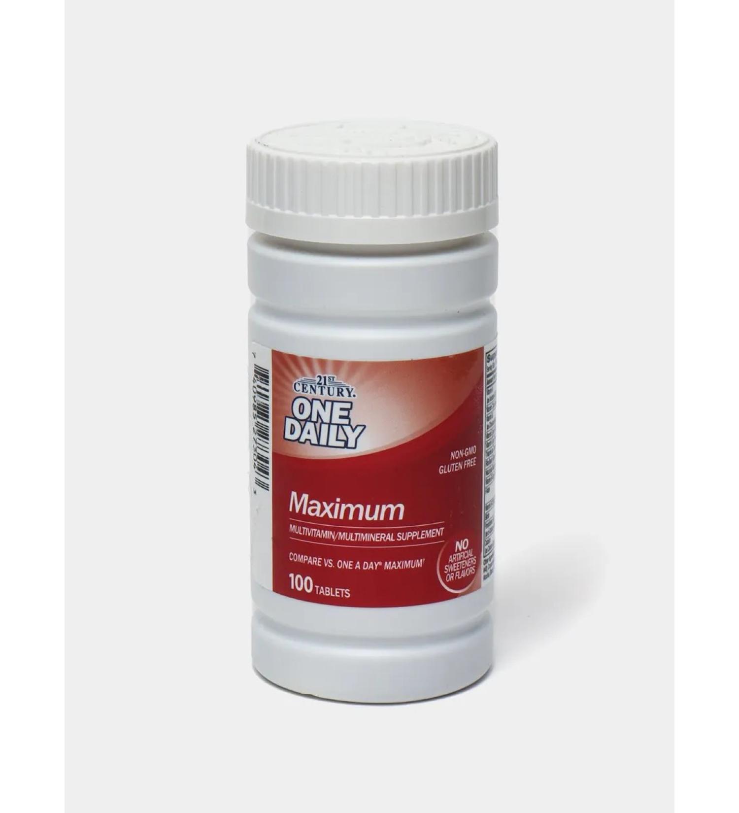 21st Century One Daily Maximum 100 tablets - Buy Online on GoSupps.com