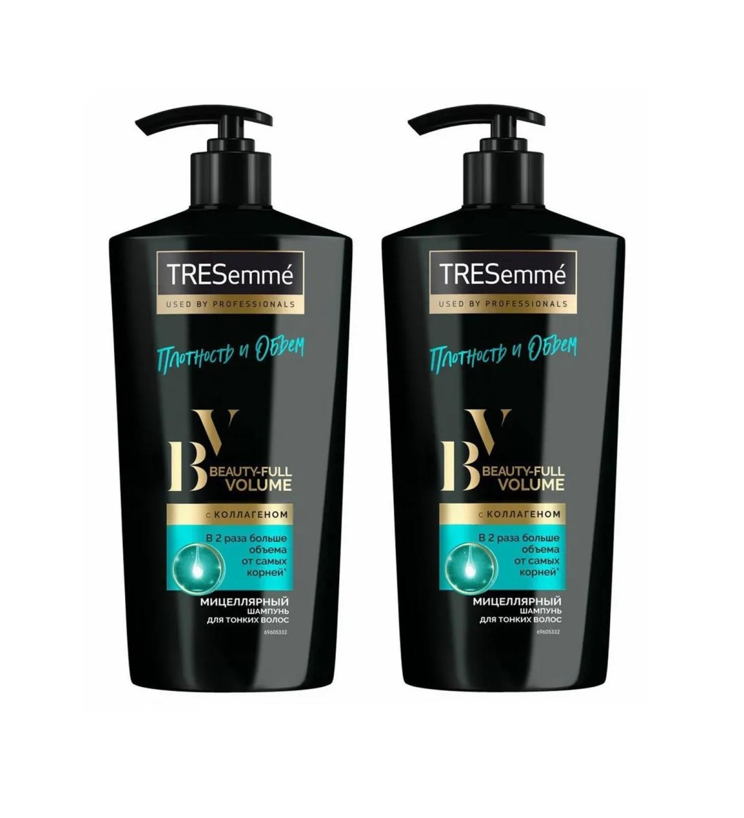 TRESemme Shampoo Beauty-Full Volume density and volume 650 ml x 2pcs